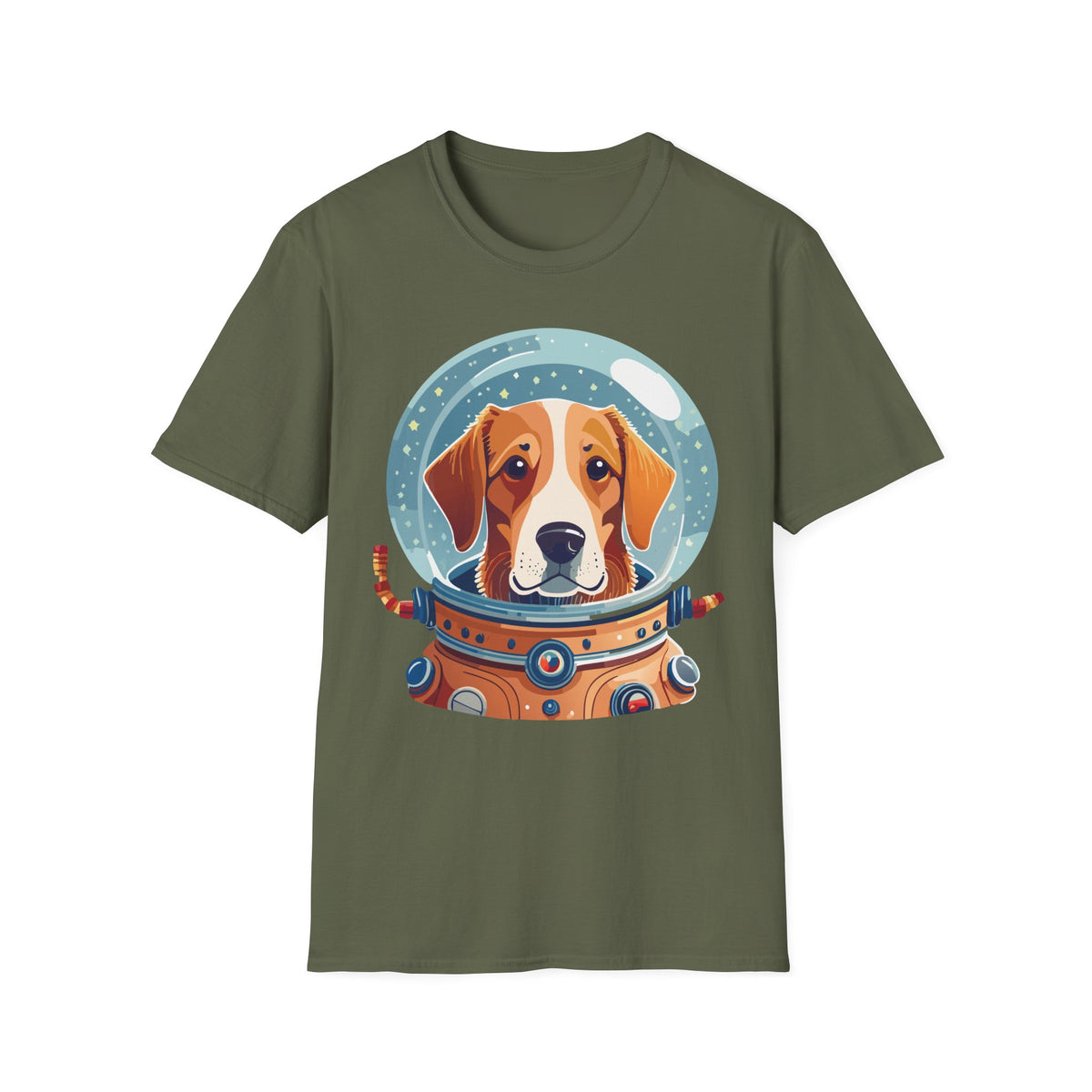 Astronaut Dog Tee | Space Helmet Beagle Graphic T-Shirt