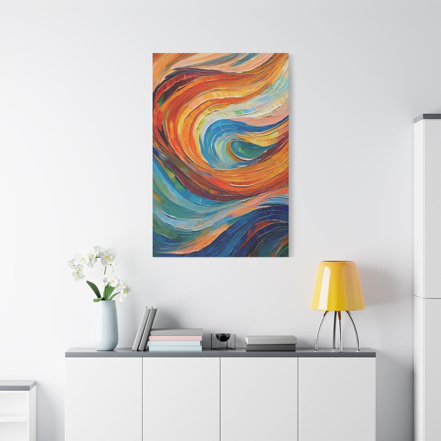Abstract Oil Painting Print Canvas 20x24,20x30,24x30 24x32,24x36,30x40 32x48,36x48,40x60 Pine-Wood Inner Frame ABS-97