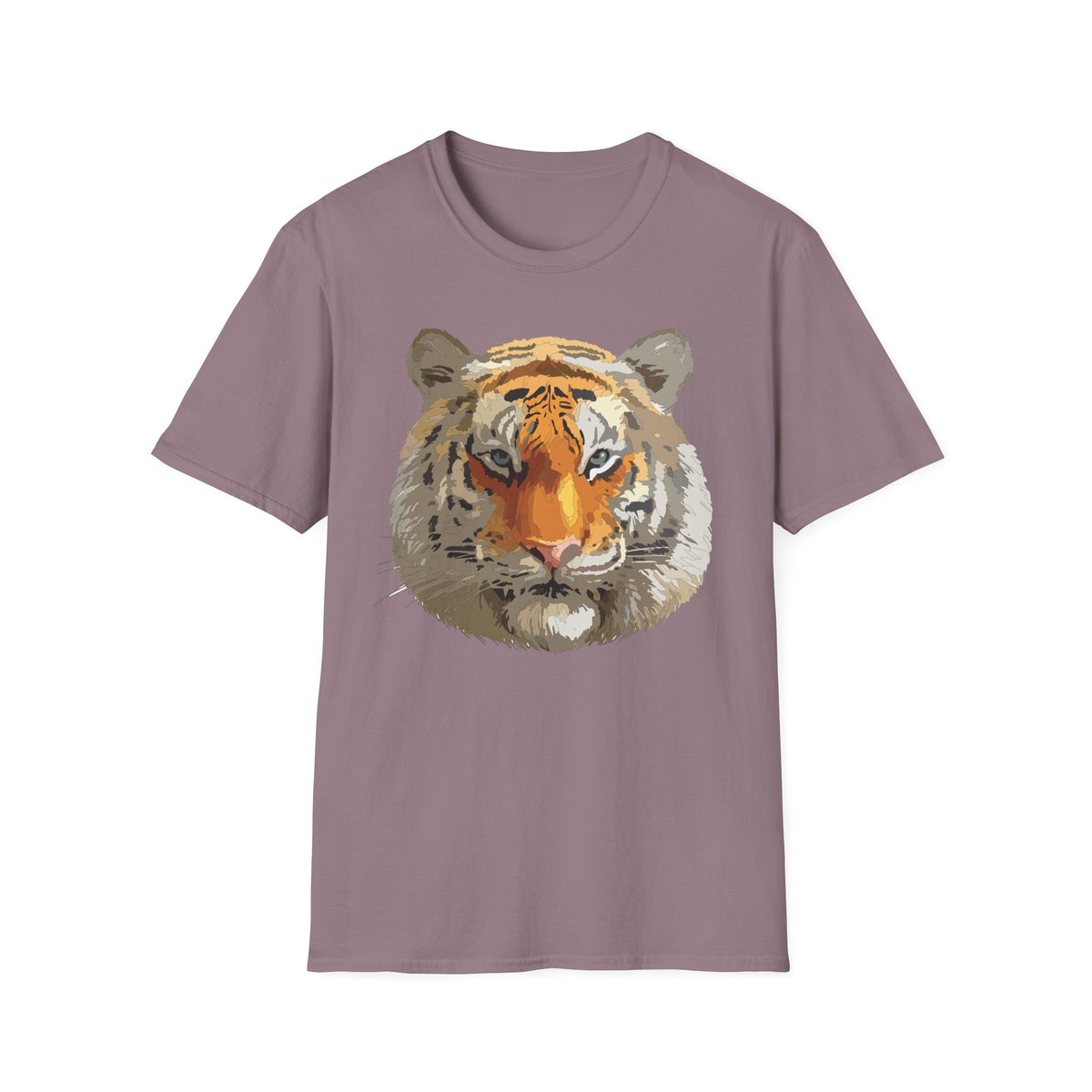 Tiger Face T-Shirt | Realistic Orange Bengal Illustration