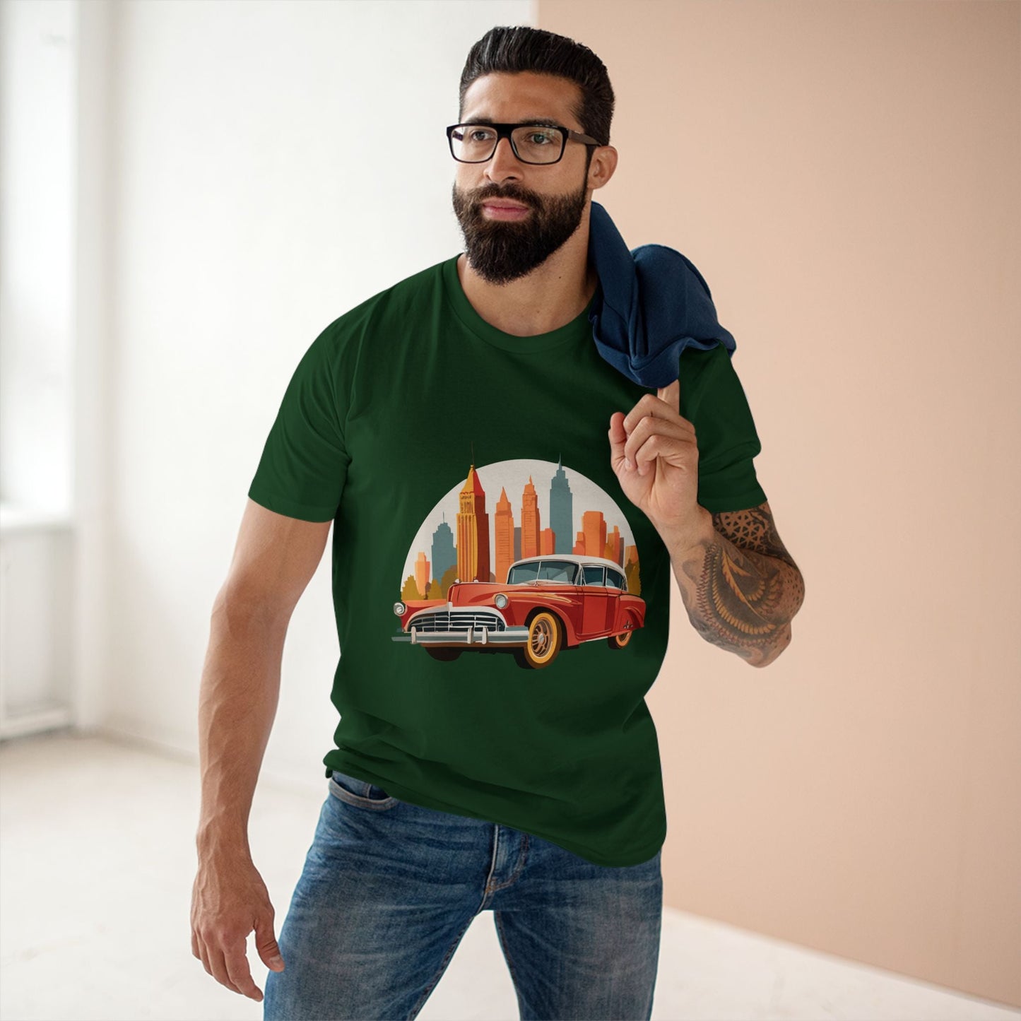 Retro Car Shirts Vintage Car Shirt RC2 Unisex Premium Cotton Tee With Original Art