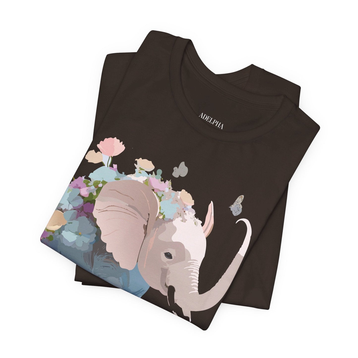Elephant Graphic Tee Unisex Vintage Inspired Artwork Premium Adelpha Jersey Short Sleeve