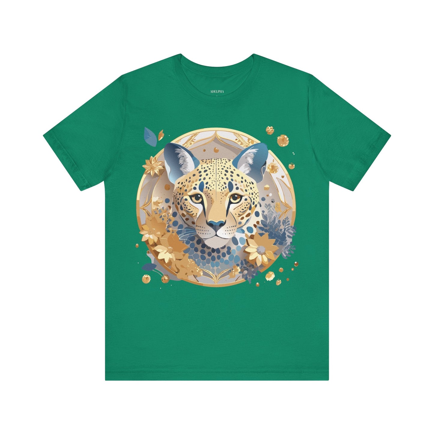 Adelpha Medallion Graphic Tee Unisex Short Sleeve Vintage Inspired Art Design Premium Cotton Jersey