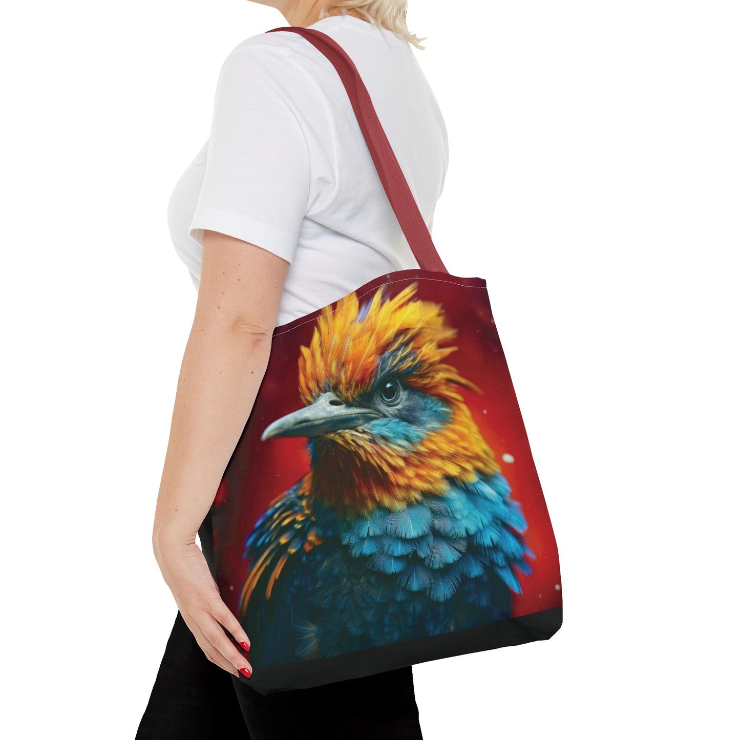 Bolsa de lona con estampados de animales 