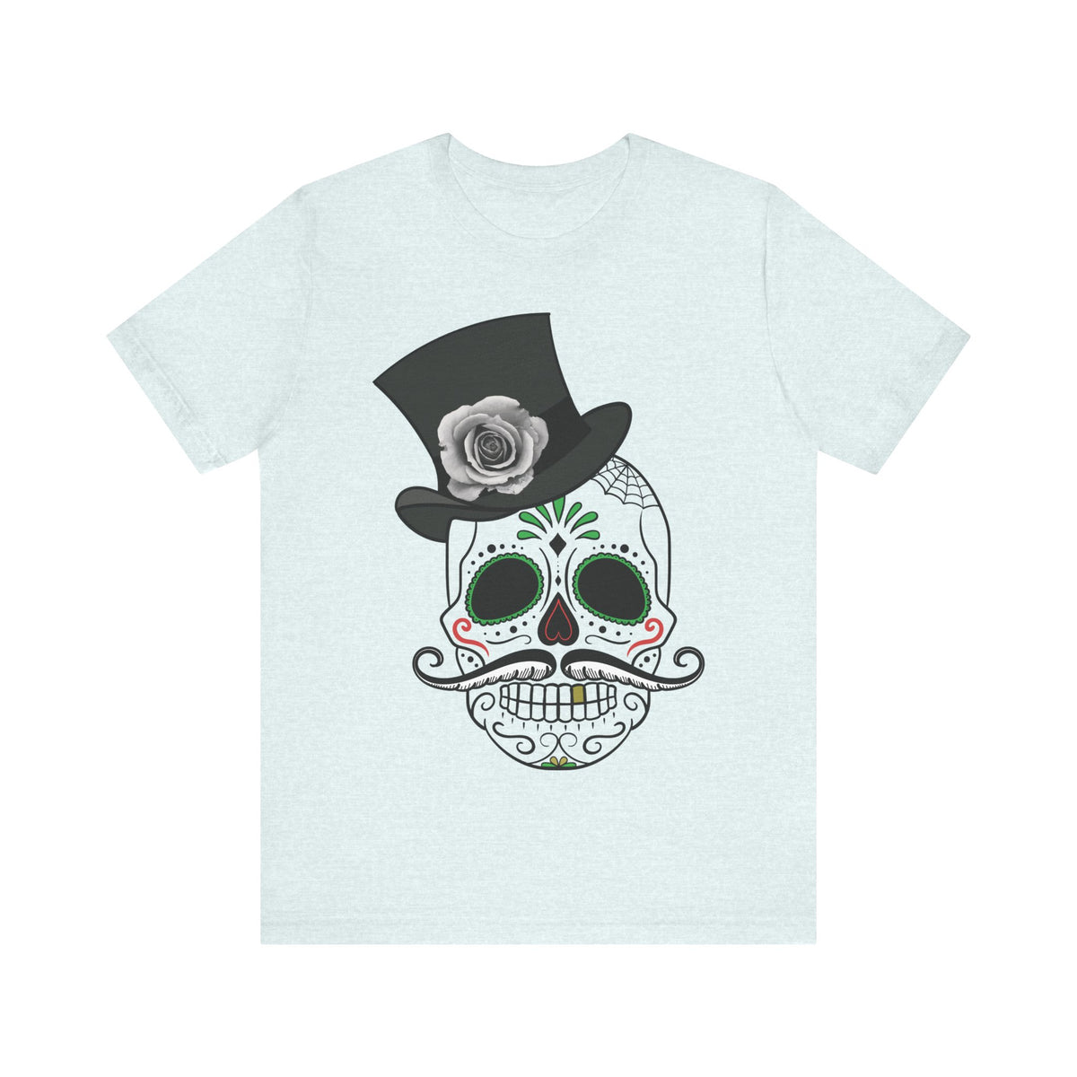 Camiseta unisex de algodón con calavera