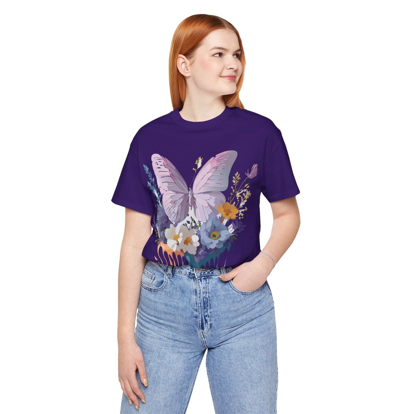 Adelpha Butterfly Graphic Tee Unisex Short Sleeve Jersey Shirt
