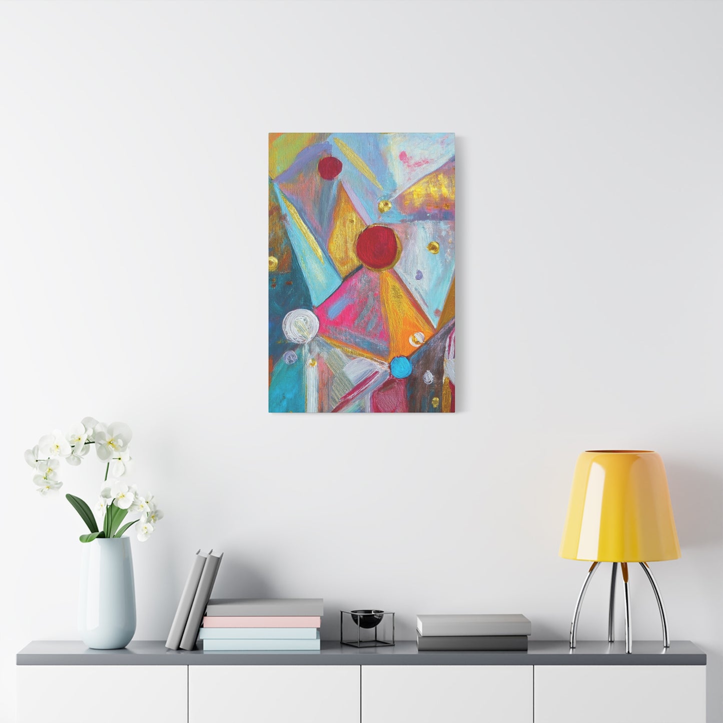 Abstract Oil Painting Print Canvas 20x24,20x30,24x30 24x32,24x36,30x40 32x48,36x48,40x60 Pine-Wood Inner Frame ABS-173