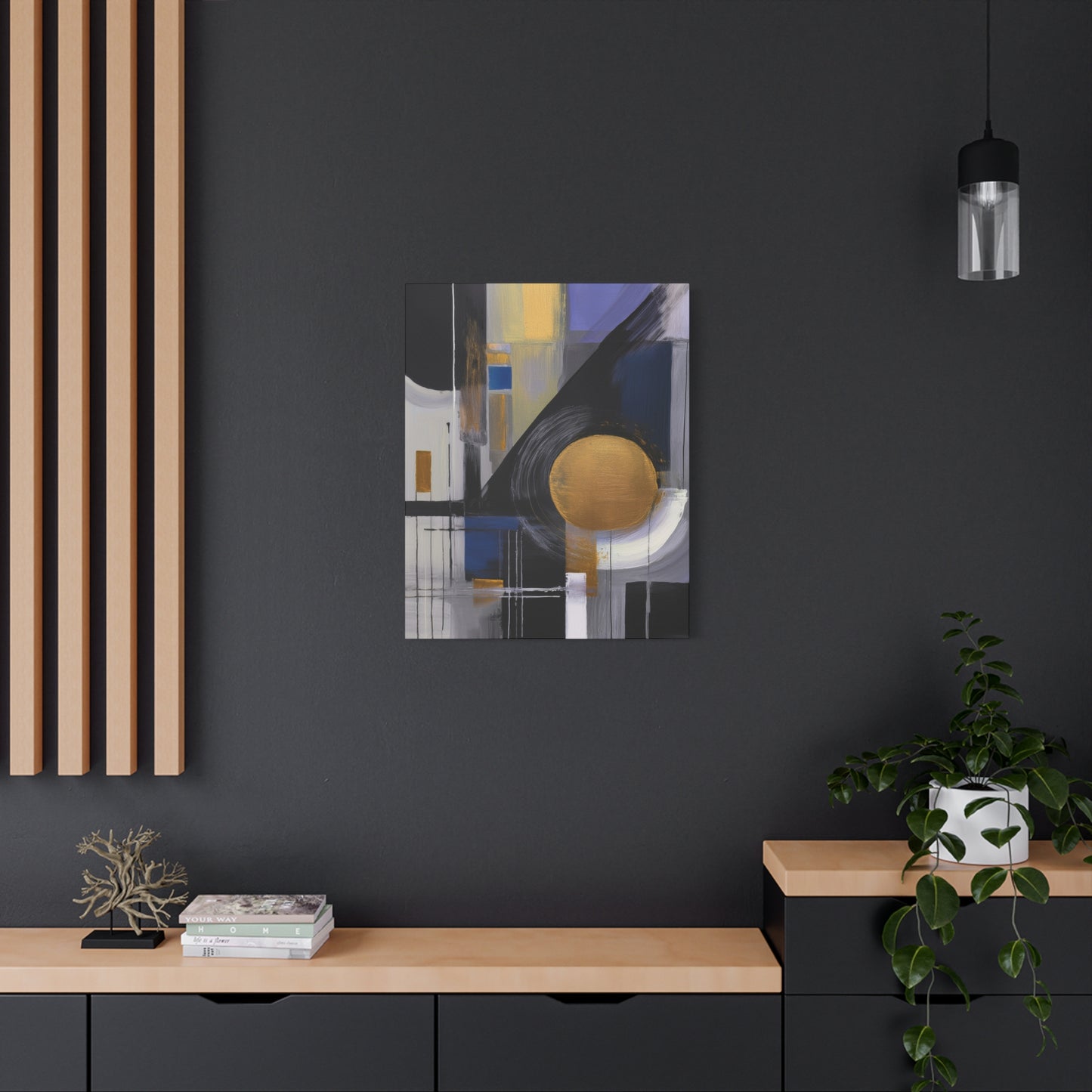 Purple Abstract Painting Print Canvas 20x24,20x30,24x30, 24x32,24x36,30x40, 32x48,36x48,40x60 Pine-Wood Inner Frame ABS-32