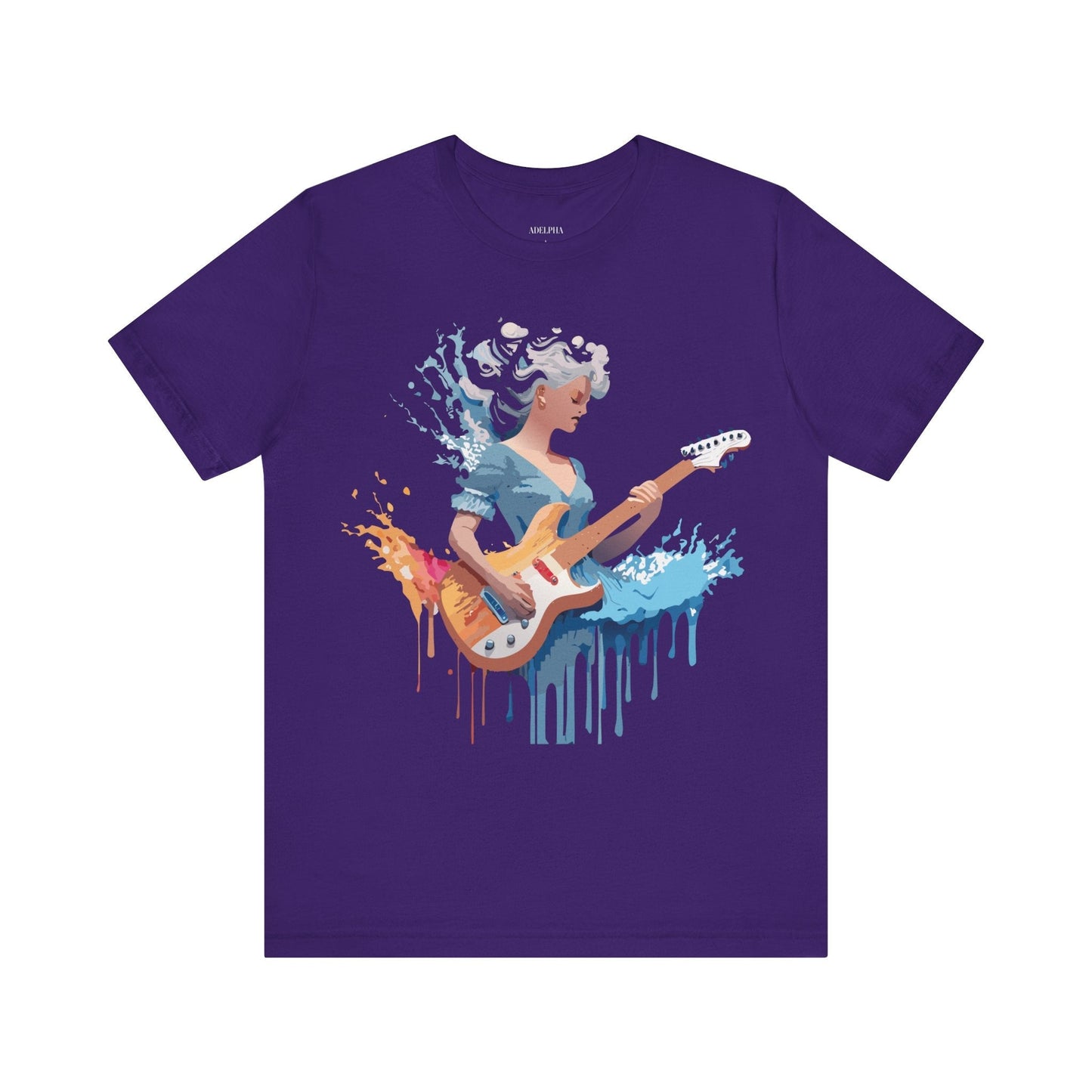 Music Graphic Unisex 100 Cotton Vintage Art with Musical Elements Tee 47
