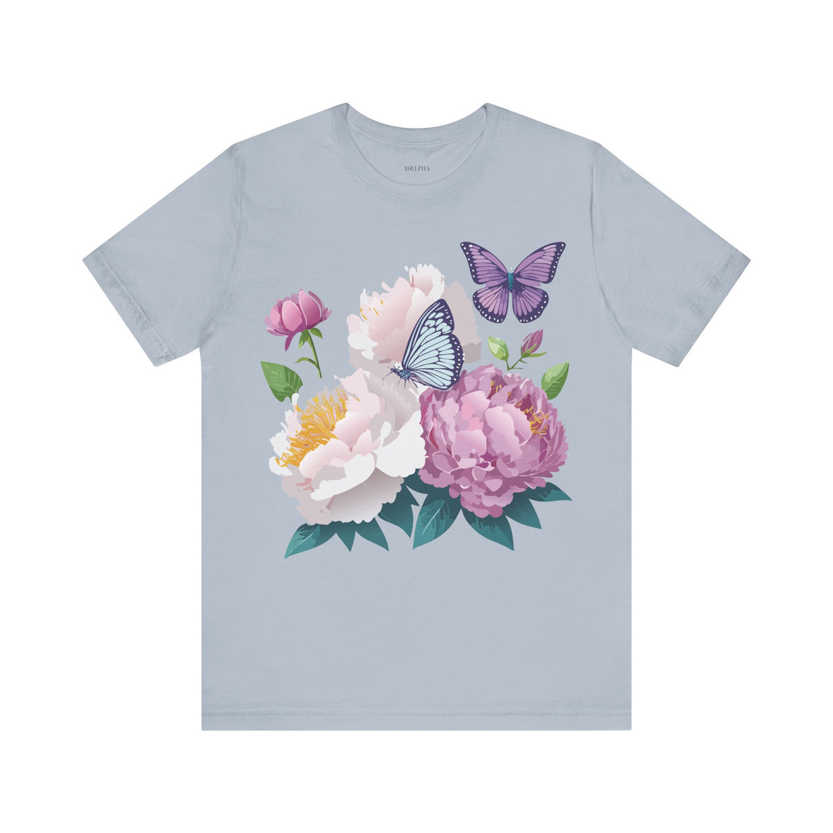 Floral Graphic Tee Shirt - Bella+Canvas Unisex 100 Cotton 32