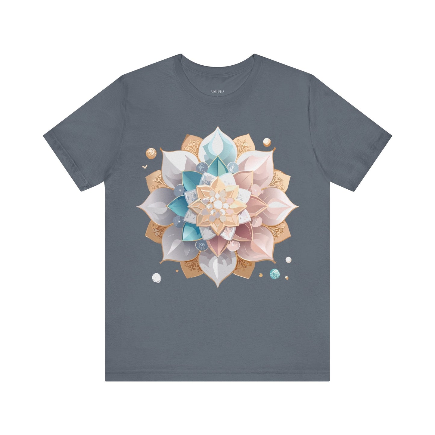 Mandala Graphic Tee Unisex Vintage Inspired Art Design Shirt By Adelpha Premium Artwear