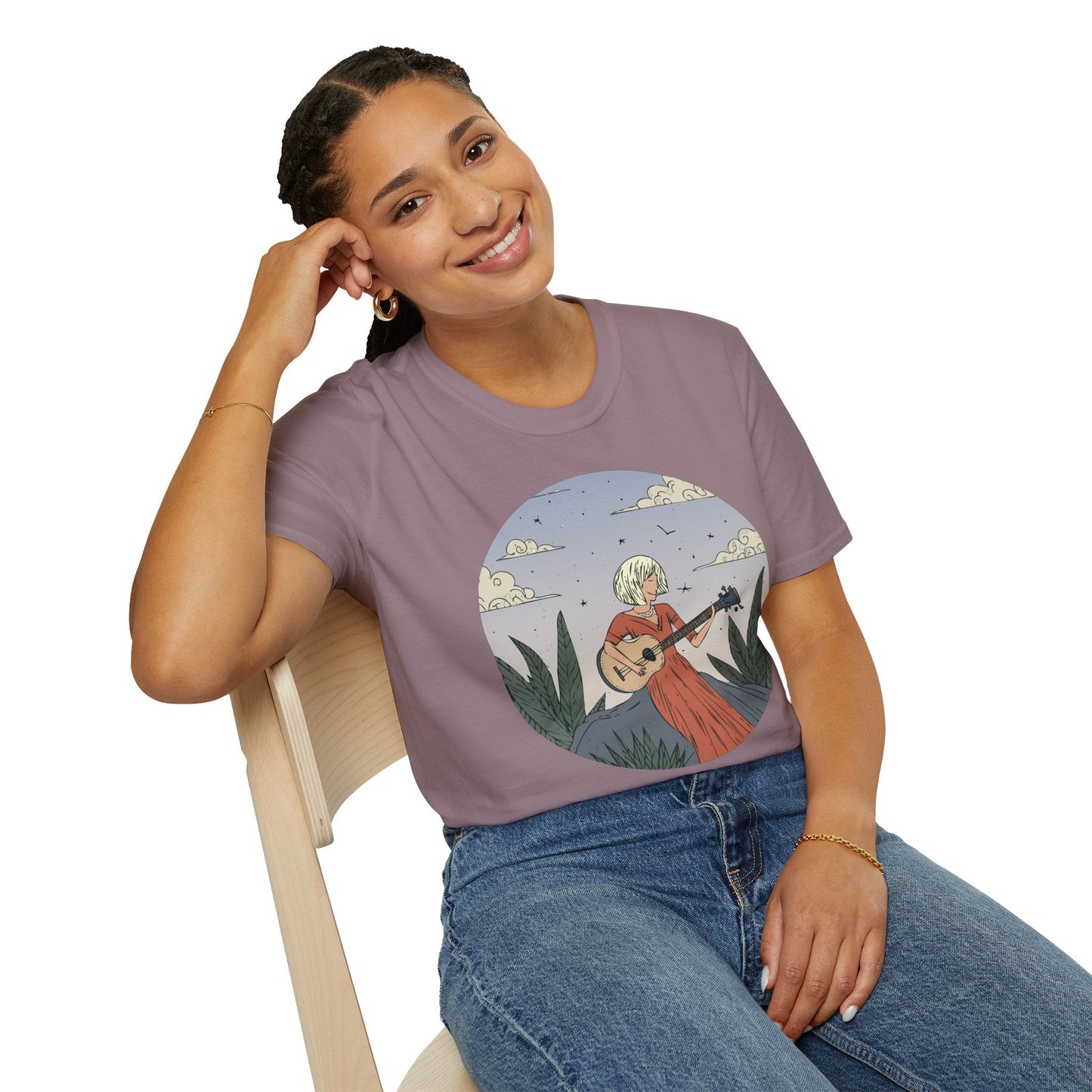 Womens Graphic T Shirts Art Design Tee Unisex Softstyle Gildan 64000 100 Percent Cotton