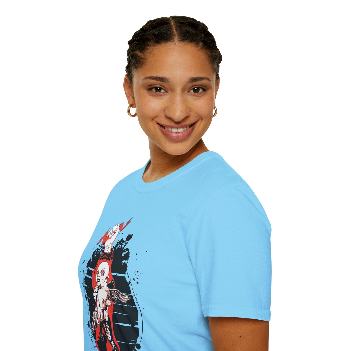 Gildan Softstyle Art Design Graphic Tee Shirt Unisex 100 Percent Ring Spun Cotton
