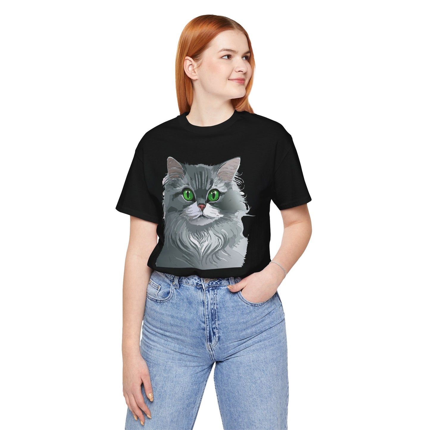 Unisex Animal Shirt With Art Design Animals Tee Short Sleeve Jersey Style Wild Animals Shirt
