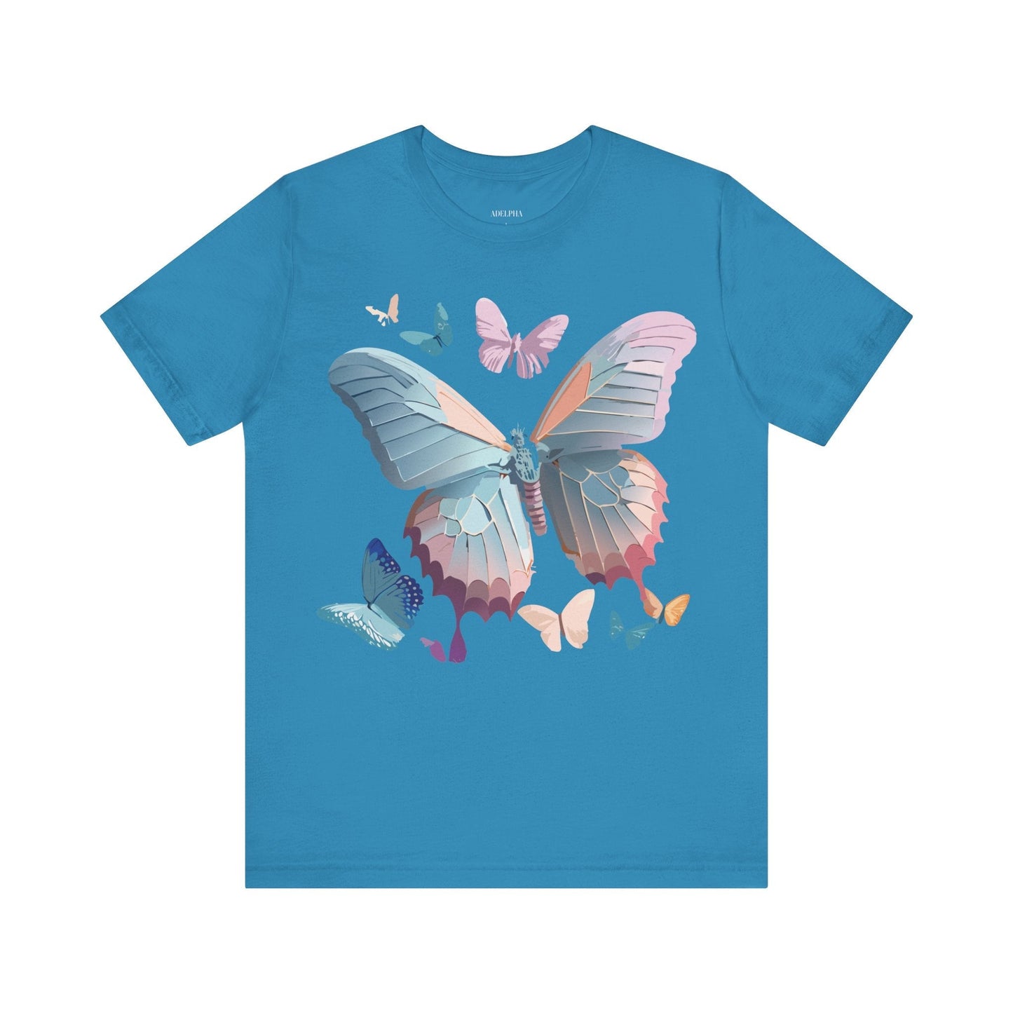 Adelpha Butterfly Graphic Tee Unisex Short Sleeve Vintage Art Design
