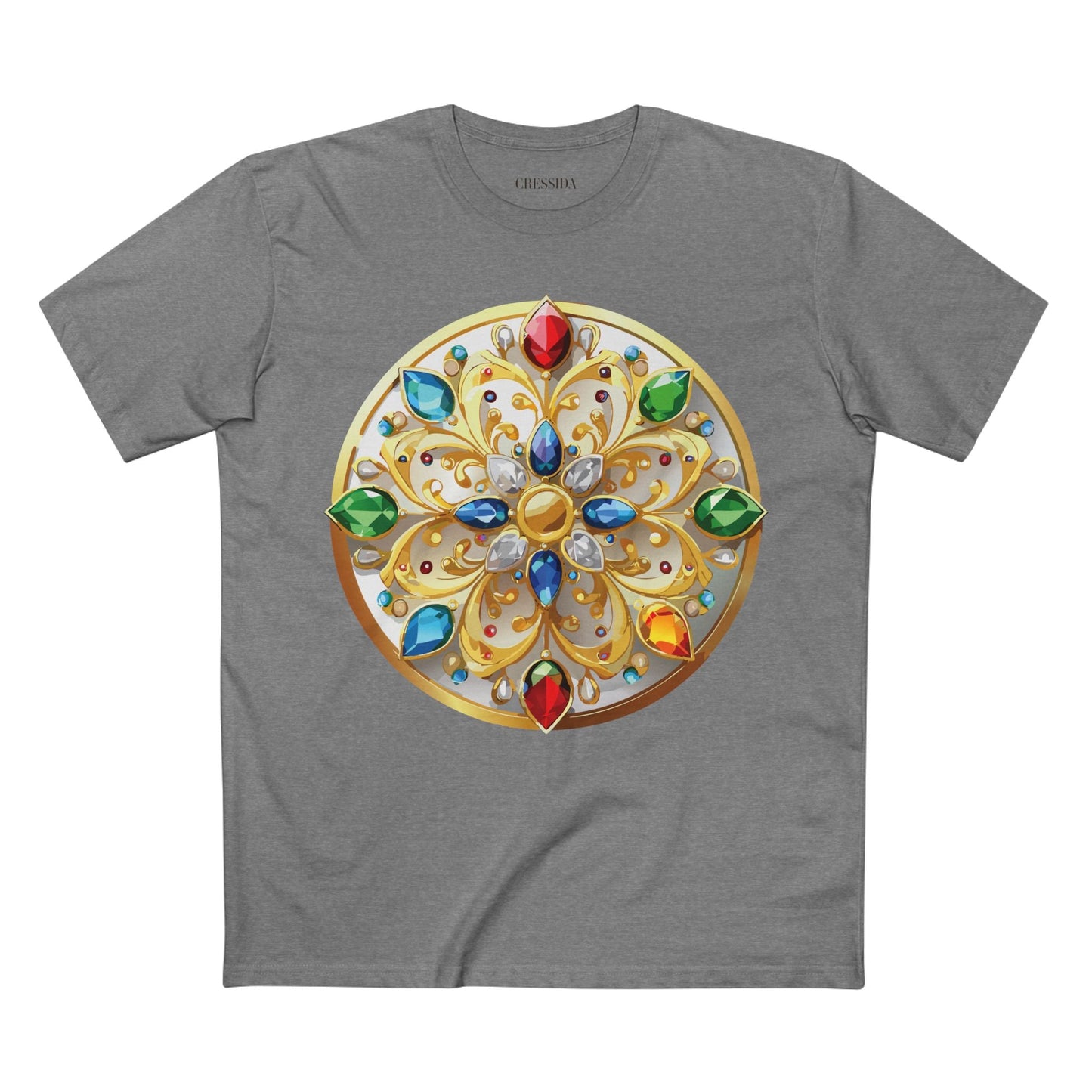 Medallion Graphic T-Shirt Unisex 100 Cotton With Gold Art Design Medal Tee 3