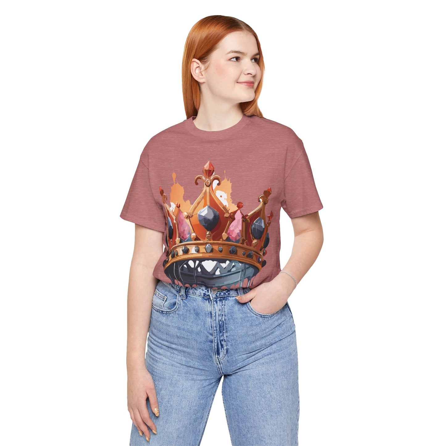Crown Graphic Unisex 100 Cotton Vintage Artwork Tee 10