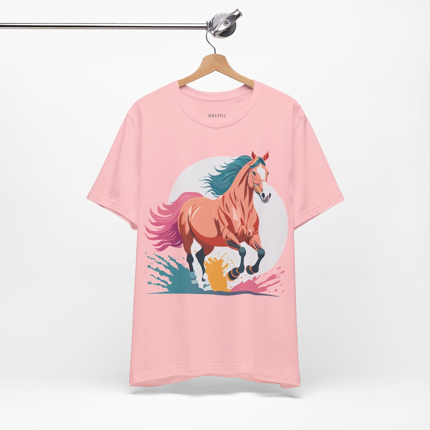Horse Graphic Unisex 100 Cotton Vintage Animal Art T-Shirt 19