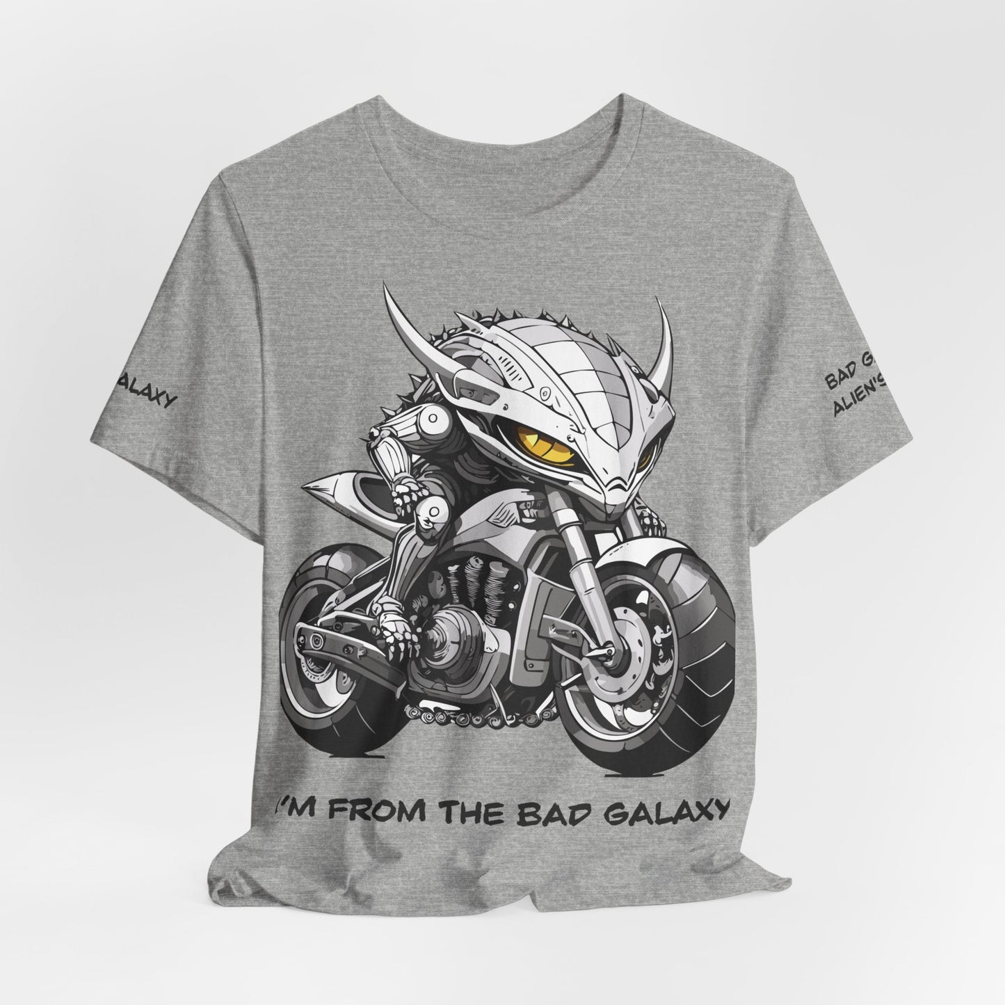 Alien Tee Shirt By Bad Galaxy 100 Cotton Eco Friendly Inks Designed In USA Made To Order