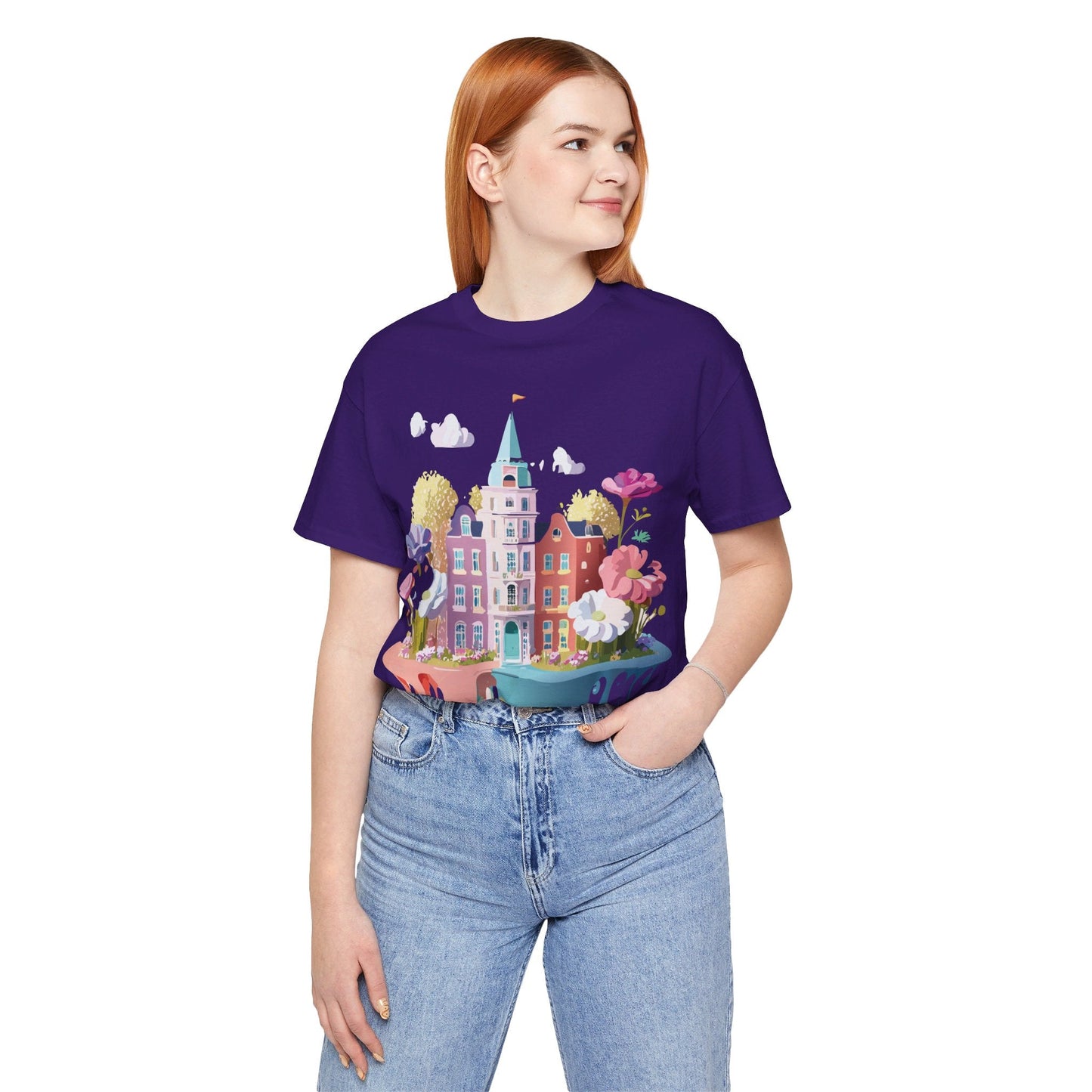 Amsterdam Tourist Shirt Unisex Graphic Tee Vintage Inspired Artwork Art Design By Adelpha