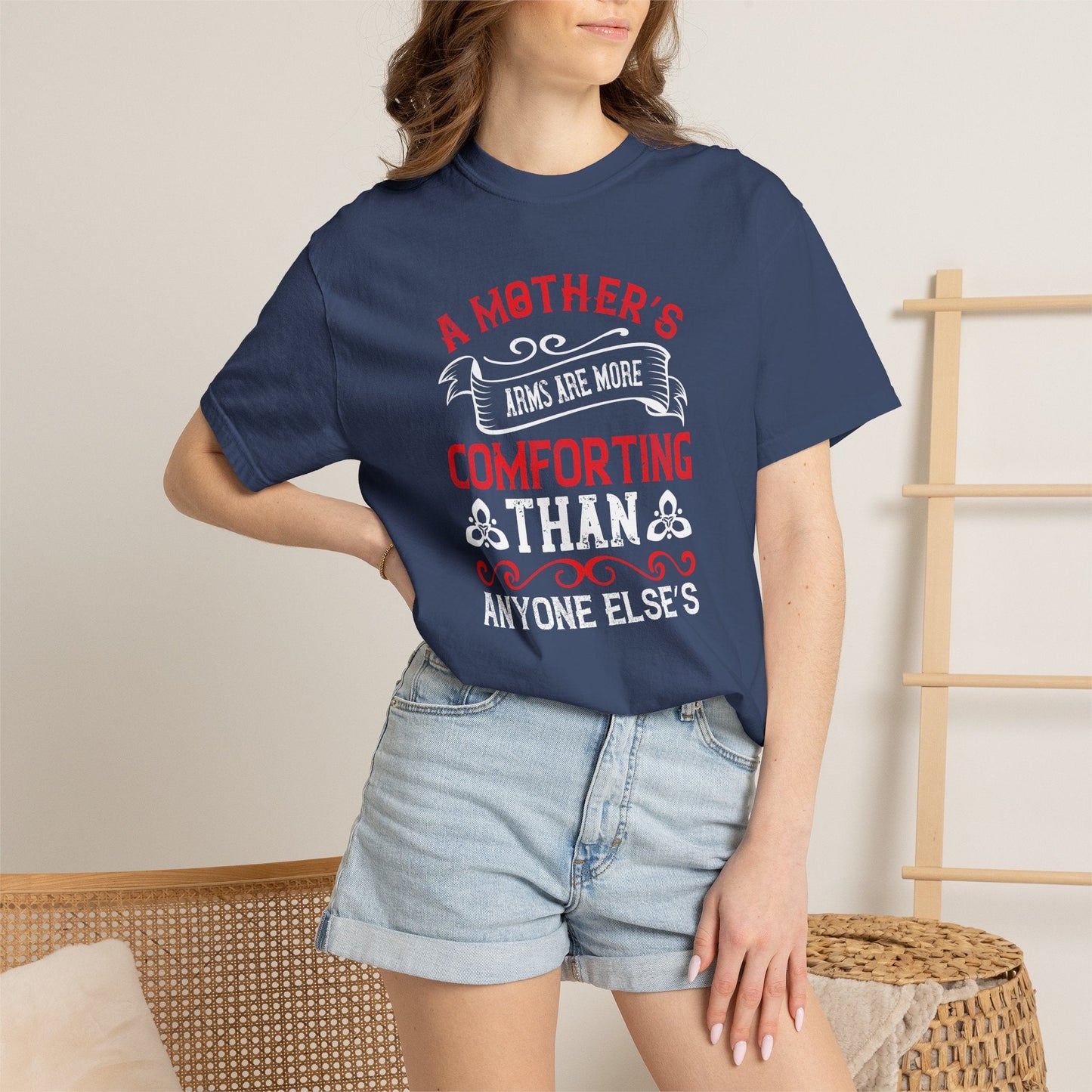 Mom T-shirt Mother Day Mama Tee Unisex Comfort Colors Garment-Dyed Cotton h57