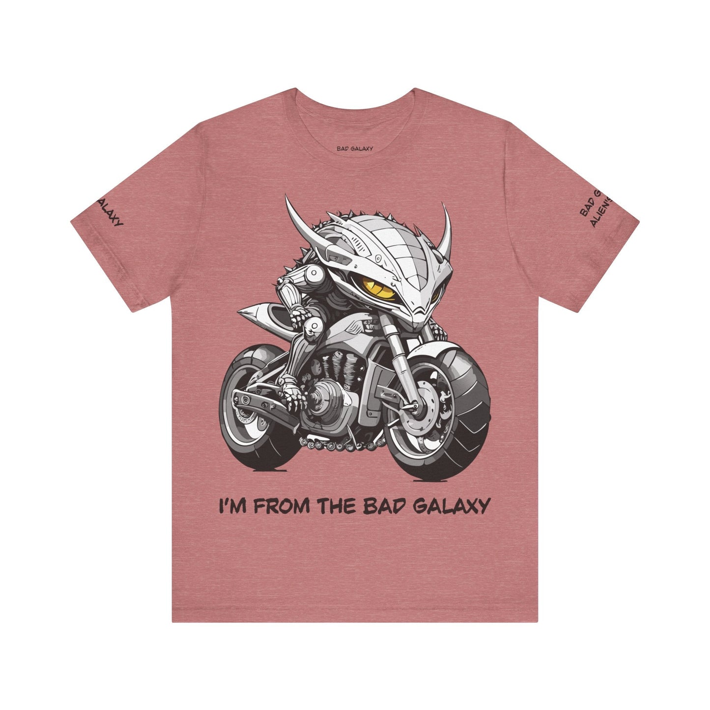 Alien Tee Shirt By Bad Galaxy 100 Cotton Eco Friendly Inks Designed In USA Made To Order