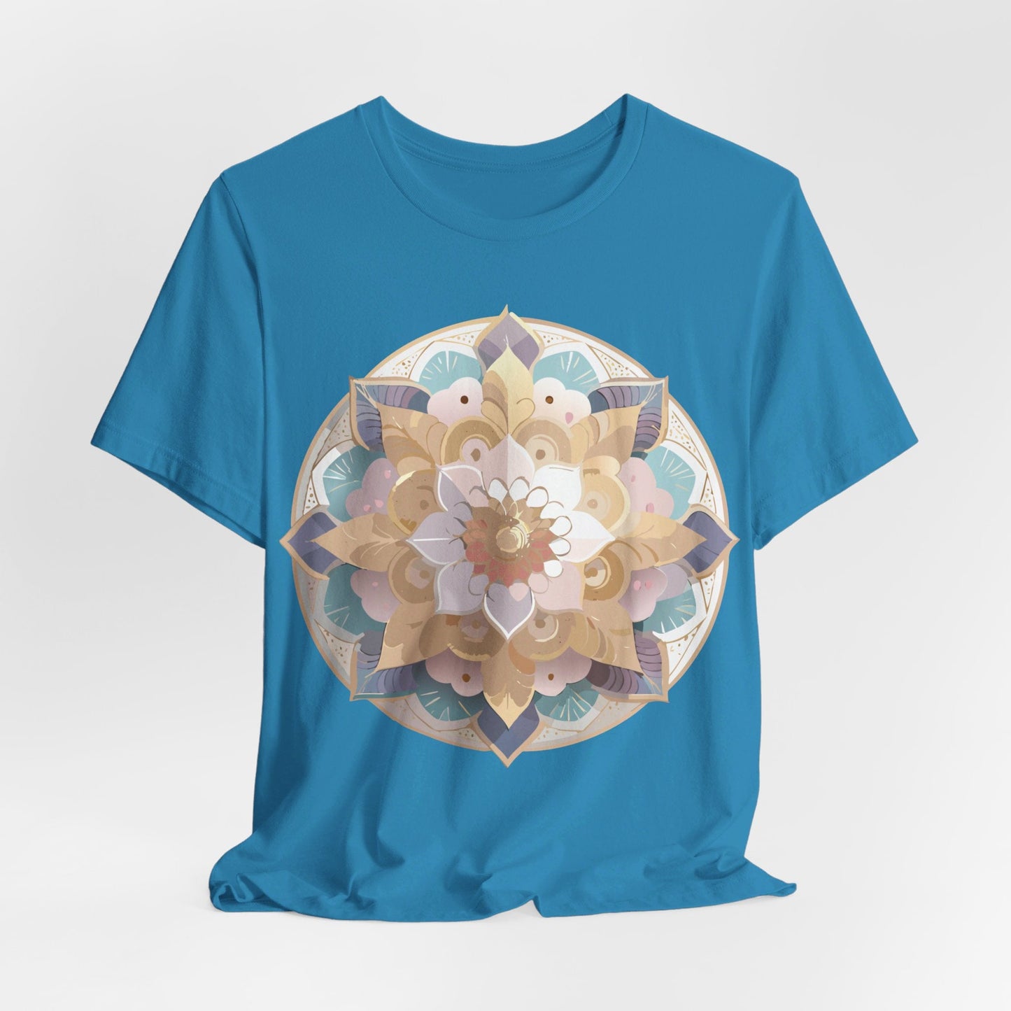 Adelpha Mandala Graphic Tee Unisex Jersey Short Sleeve Vintage Inspired Art Design Shirt