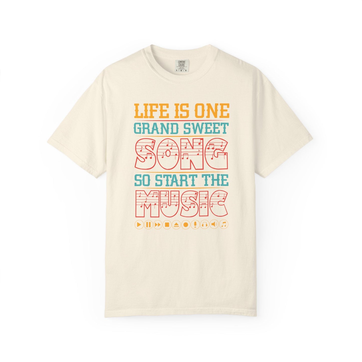 Music Graphic Design Unisex Cotton T-shirt 023