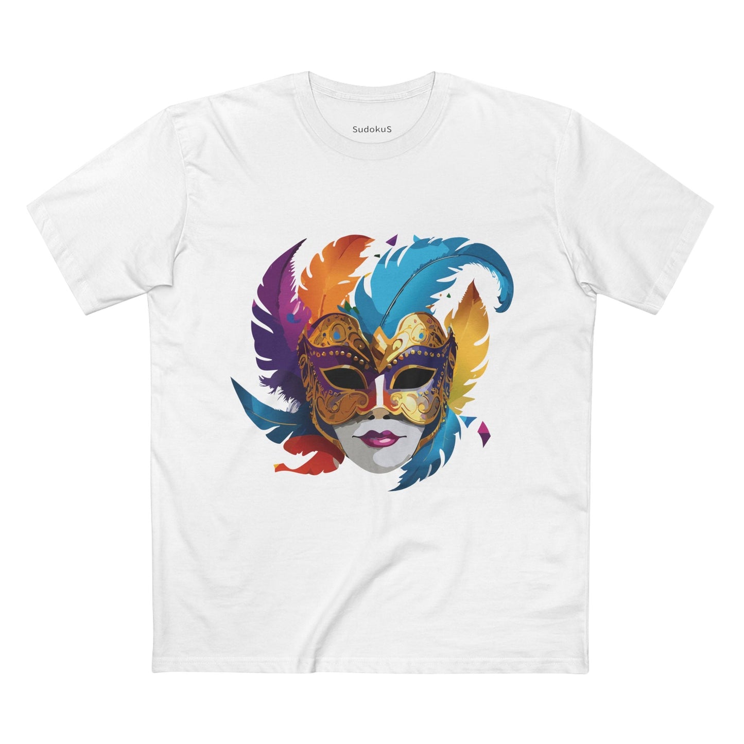 Mask Graphic Unisex 100 Cotton Staple Tee 39