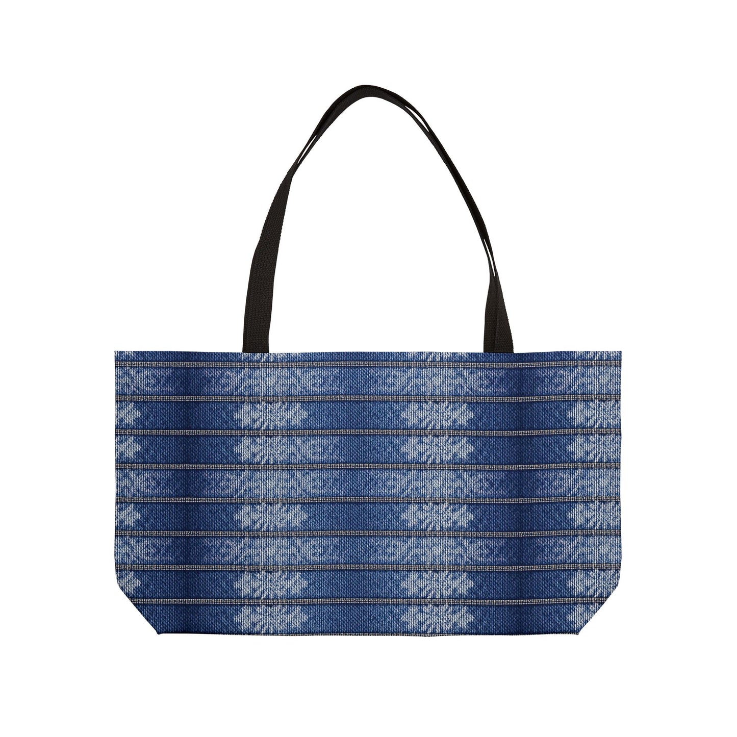 Denim Print Yoga Bag High-Quality 100% Spun Poly 24x13 Canvas Bag 89