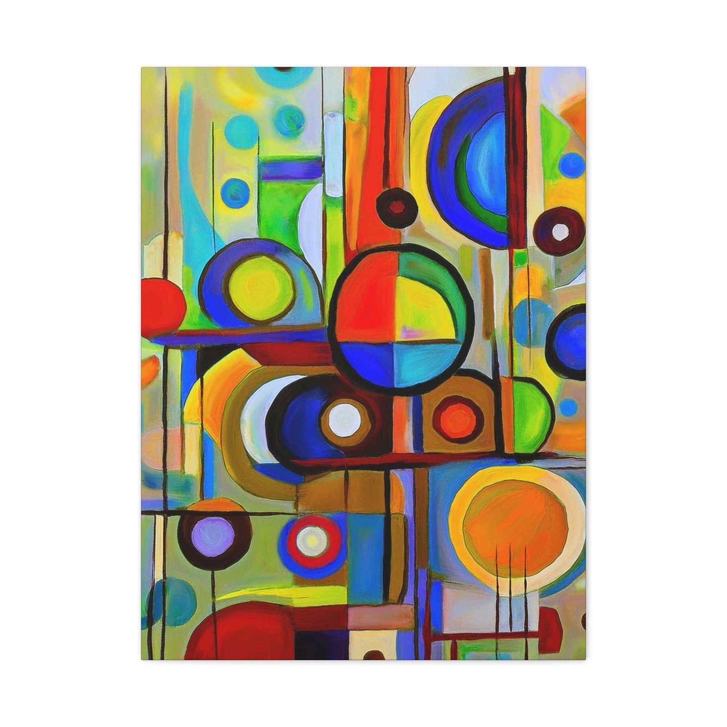 Abstract Painting Print Canvas 20x24,20x30,24x30, 24x32,24x36,30x40, 32x48,36x48,40x60 Pine-Wood Inner Frame ABS-14
