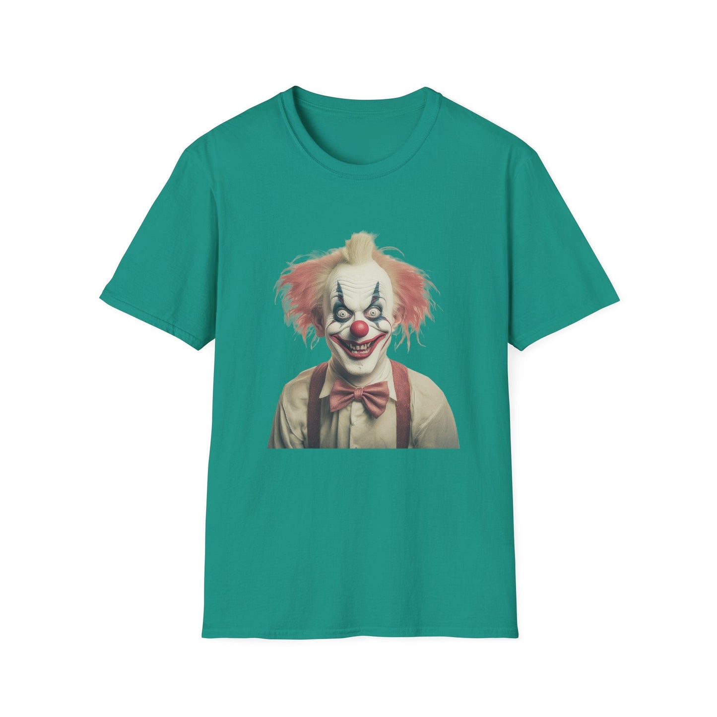 Clown Shirt Circus Tee Gildan Softstyle 64000 One Hundred Percent Ring Spun Cotton Lightweight