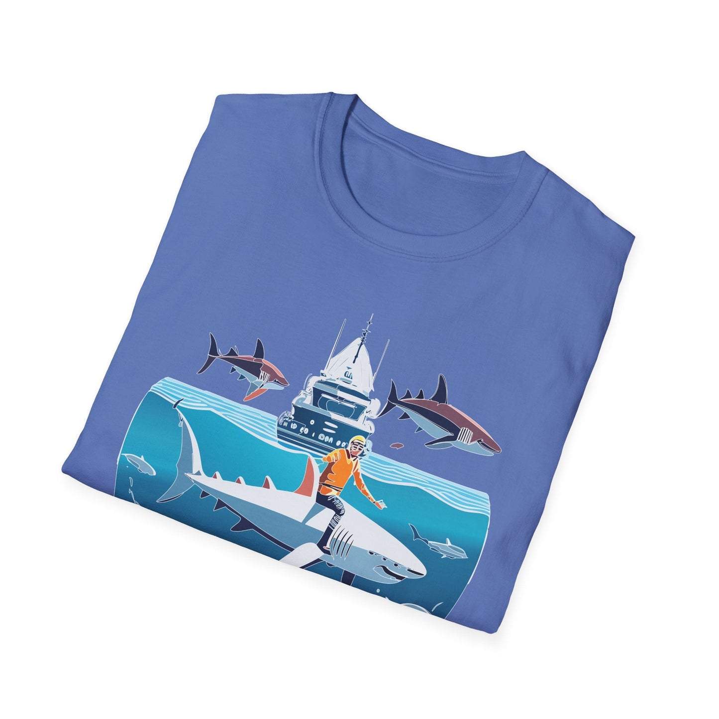 Ocean Graphic Unisex Softstyle Cotton Tee 3