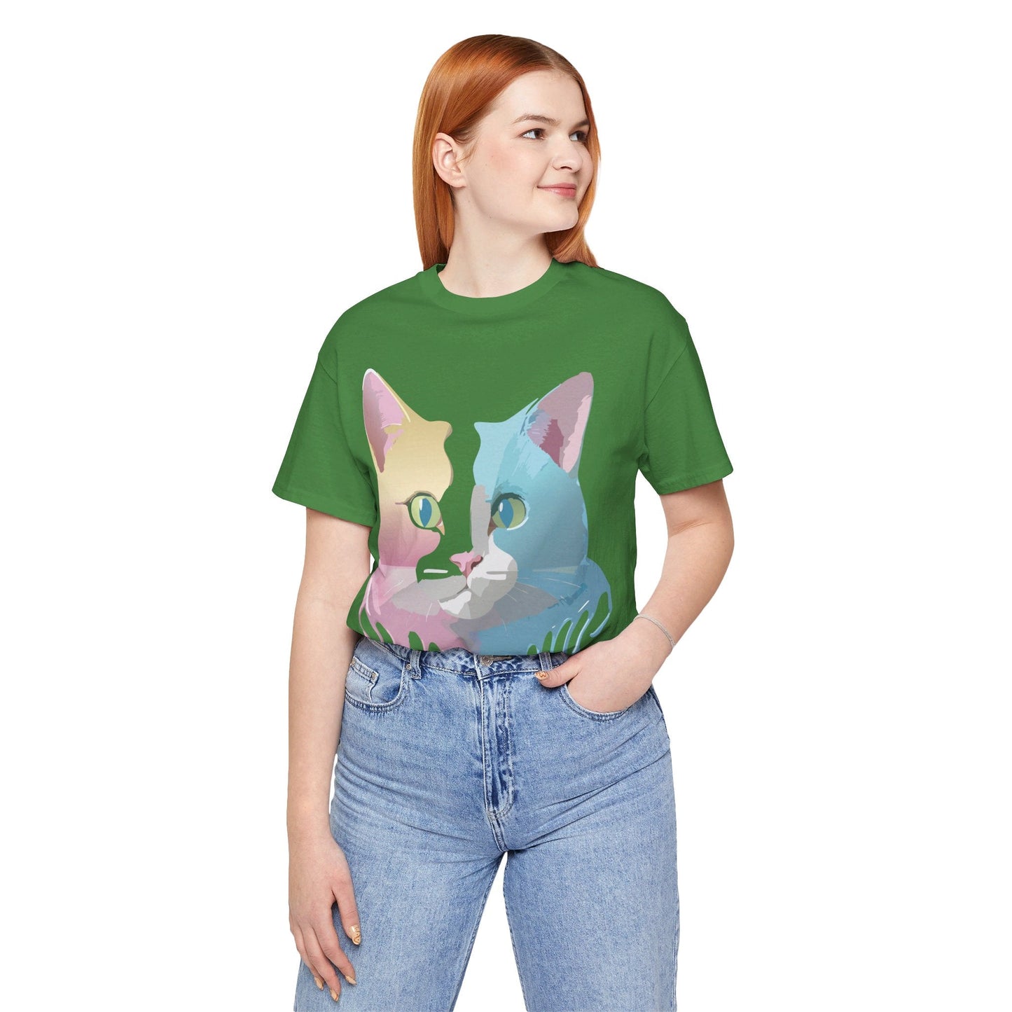 Cat Graphic Tee Unisex Vintage Inspired Shirt By Adelpha Limited Edition