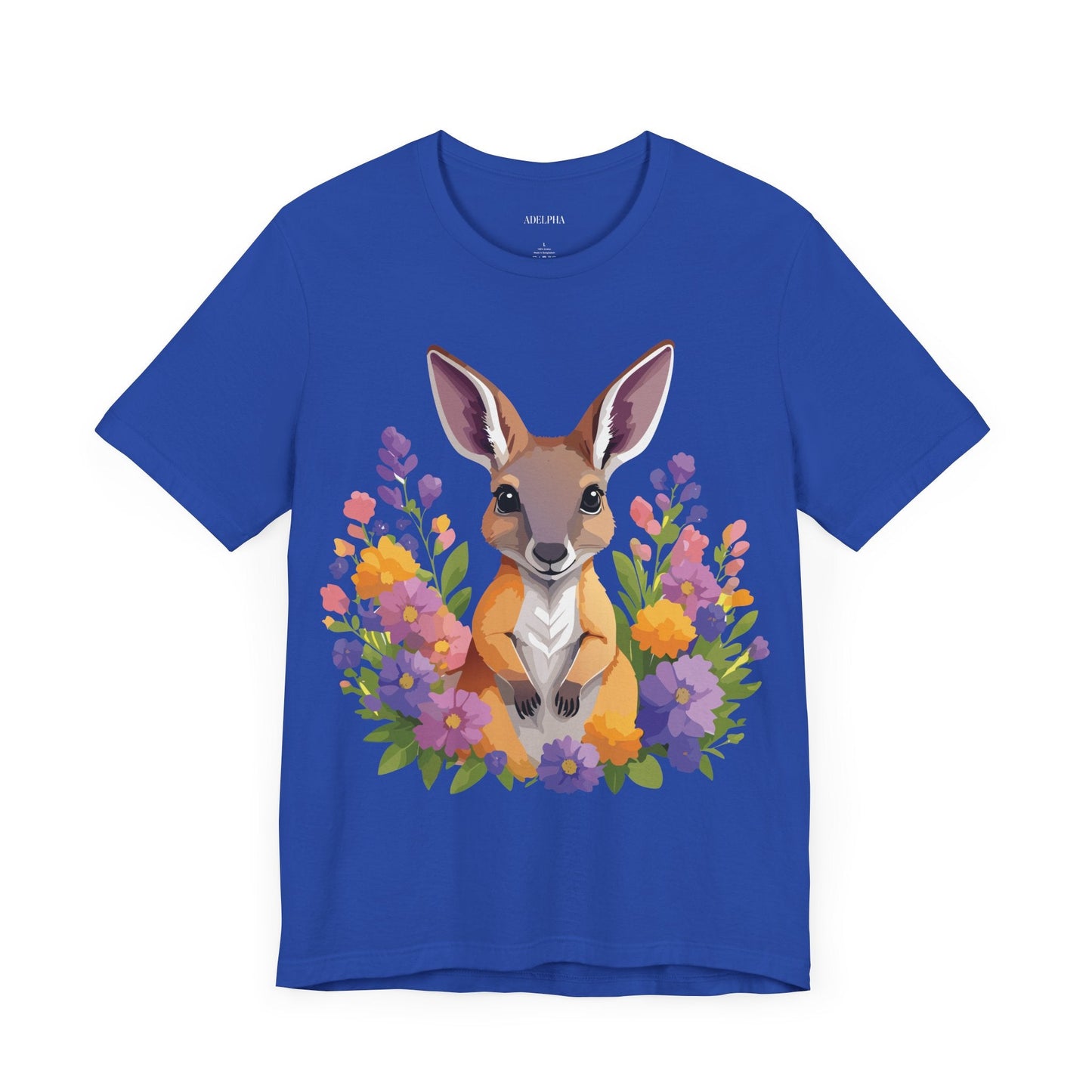 Kangaroo Graphic Unisex 100 Cotton Vintage Animal Artwork Tee 2