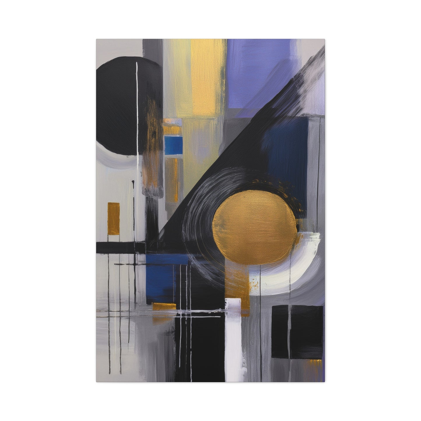 Purple Abstract Painting Print Canvas 20x24,20x30,24x30, 24x32,24x36,30x40, 32x48,36x48,40x60 Pine-Wood Inner Frame ABS-32