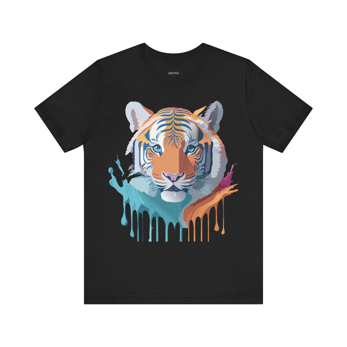 Tiger Graphic Tee Unisex Jersey Short Sleeve Vintage Inspired Artwork Adelpha Art Design