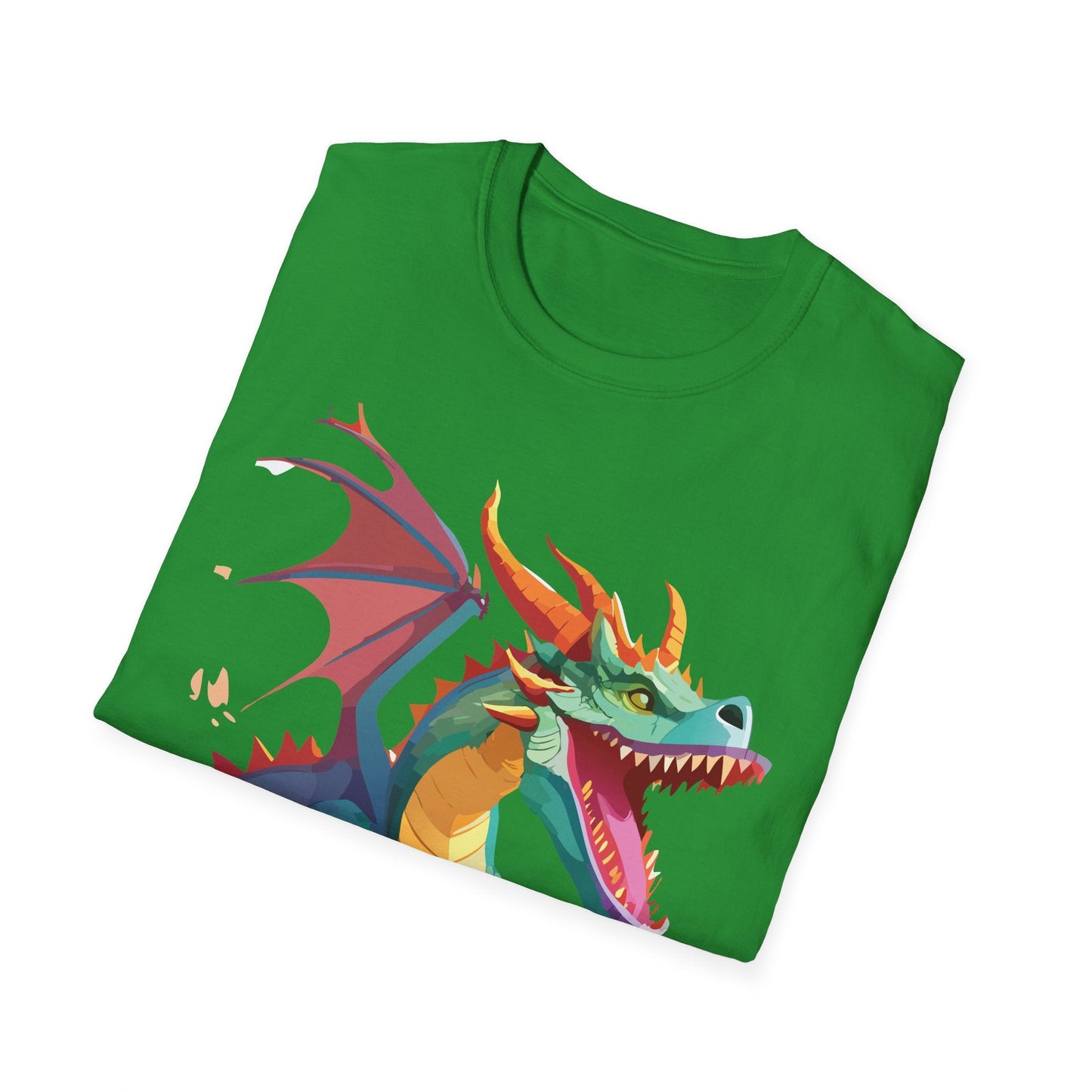 Dragon Graphic T Shirt Unisex Softstyle Cotton Tee Dragon Art Shirt For Men Women