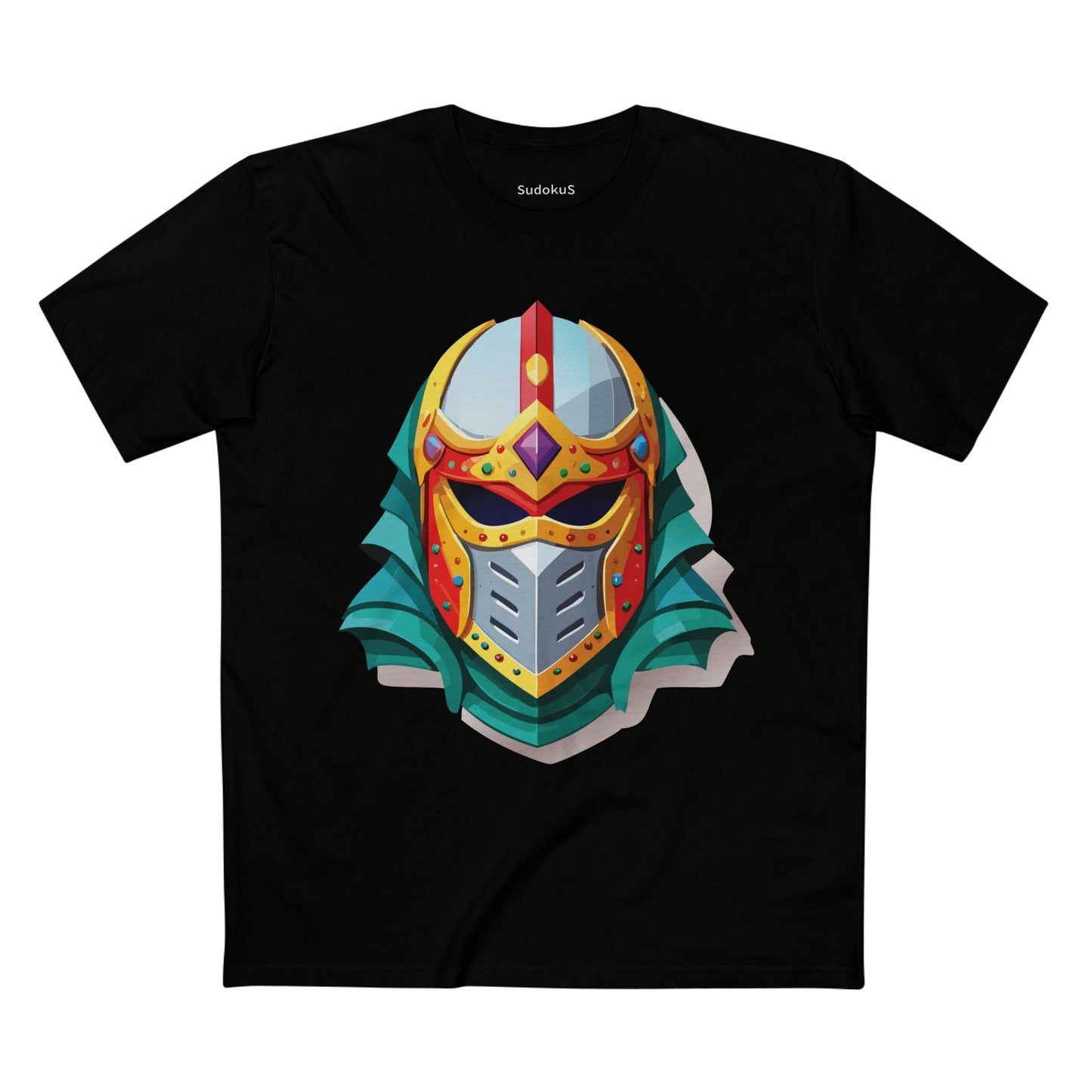 Mask Graphic Unisex 100 Cotton Staple Tee 16