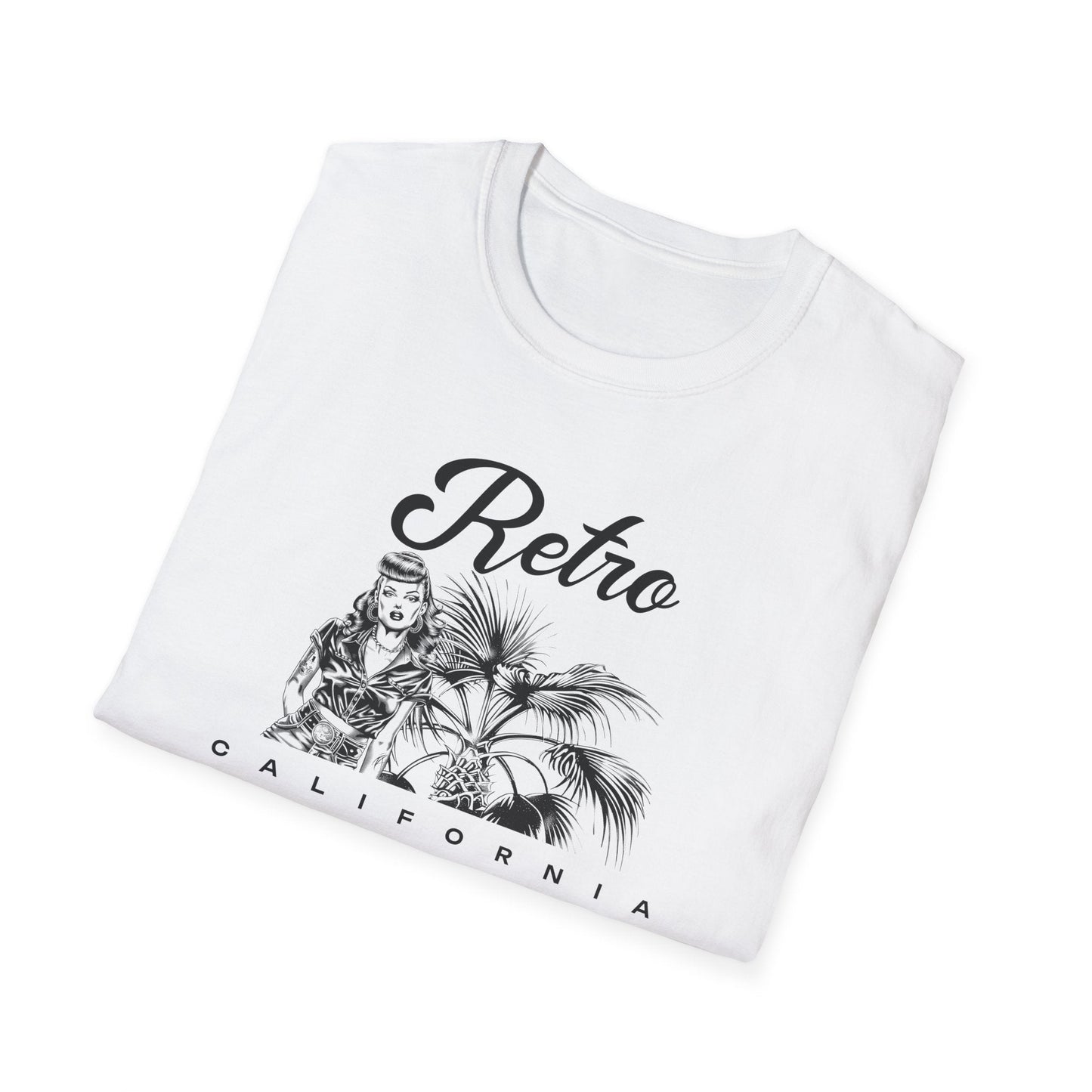 Retro California T-Shirt Unisex Cotton Vintage Palm Beach Graphic Tee