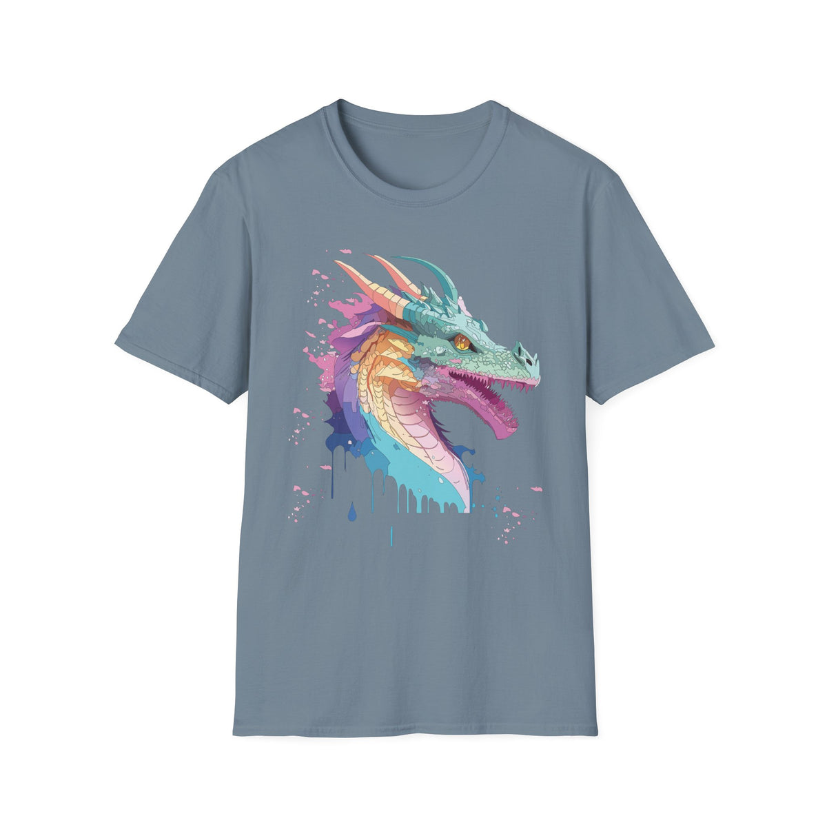 Dragon Graphic Tee Gildan Unisex 100 Cotton Tee Shirt with Animals Design h18