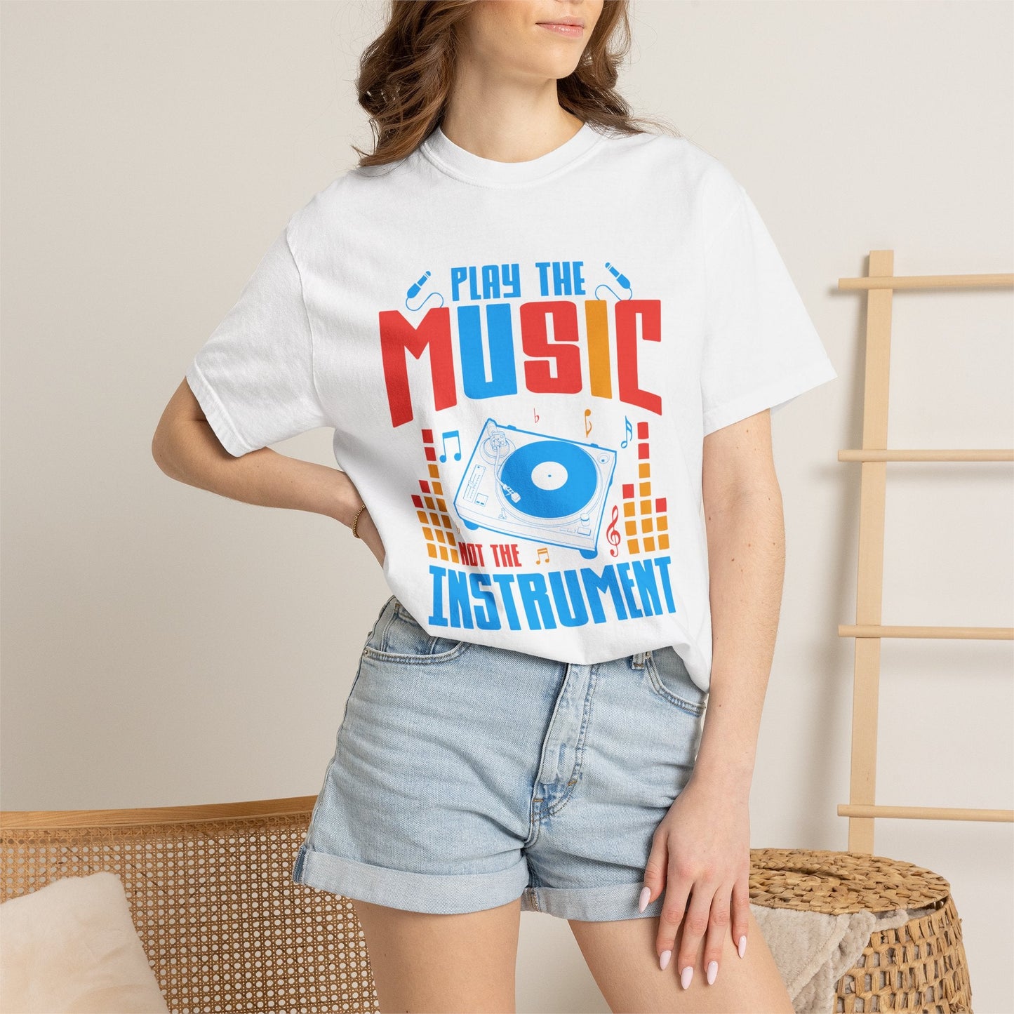 Music Graphic Design Unisex Cotton T-shirt 017