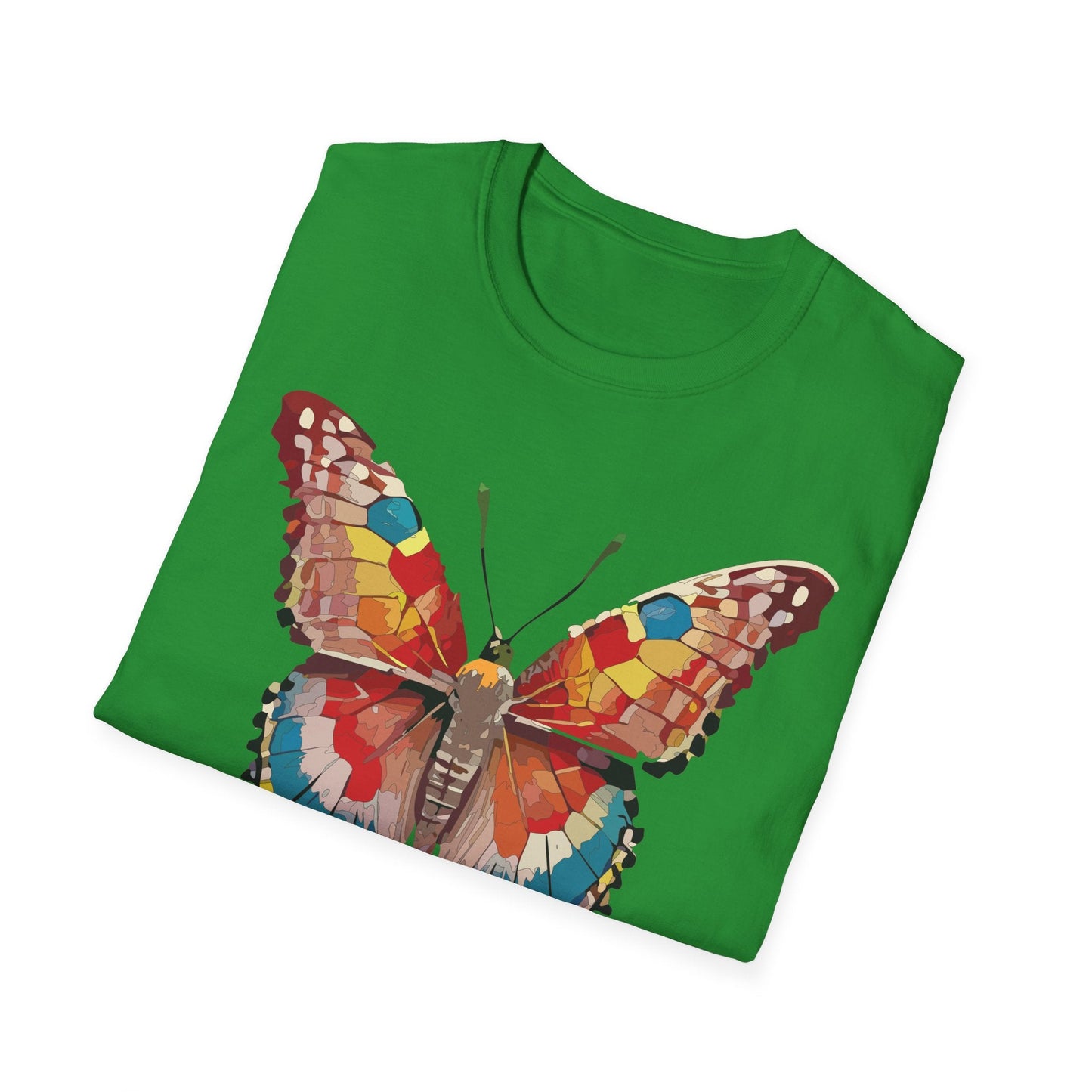 Butterfly Shirt Unisex Monarch Tee Softstyle 100 Percent Ring Spun Cotton Quality Gildan 64000