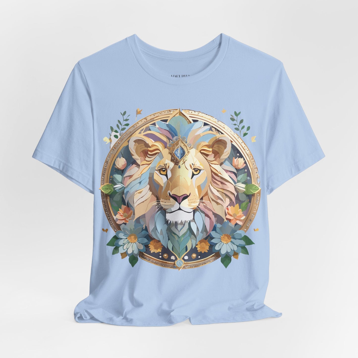 Medallion Graphic Unisex 100 Cotton Vintage Animal Medal Artwork Tee 3