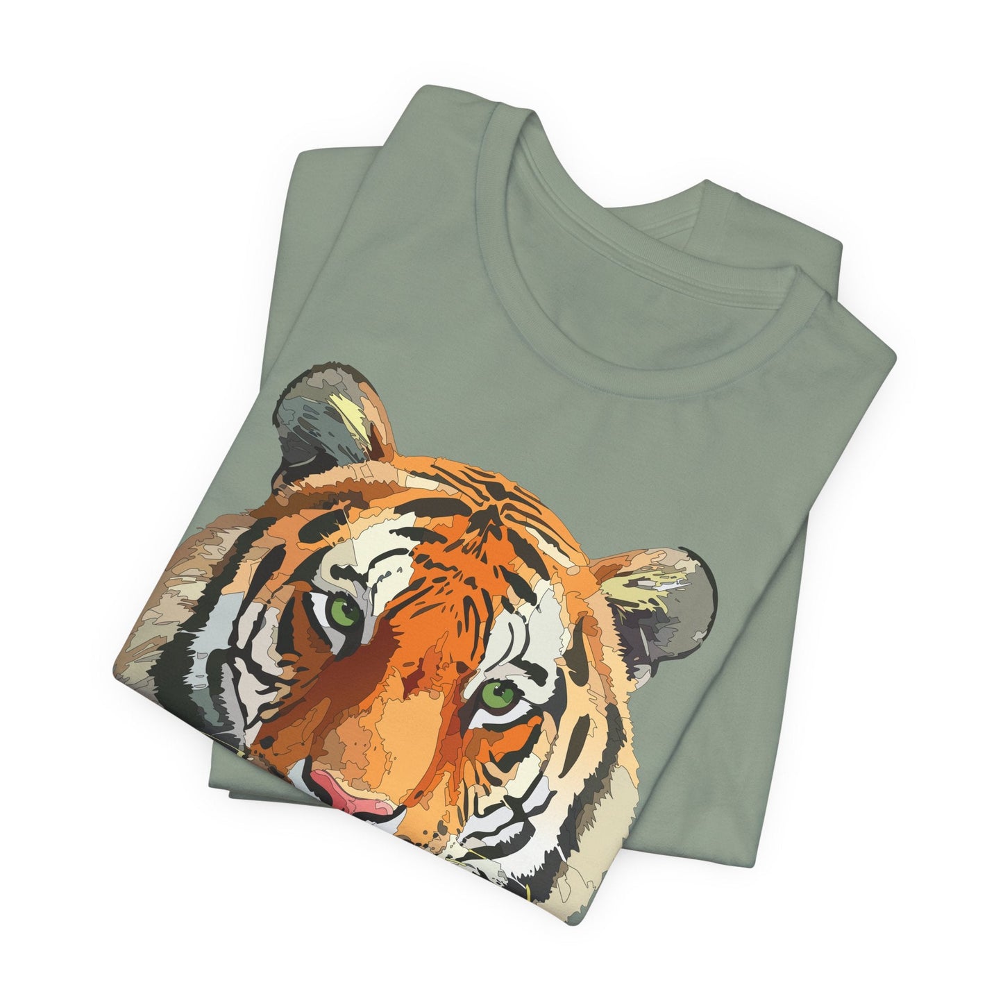 Unisex Animal Graphic Tee Shirt With Wildlife Art Design For Everyday Comfort Gildan 64000