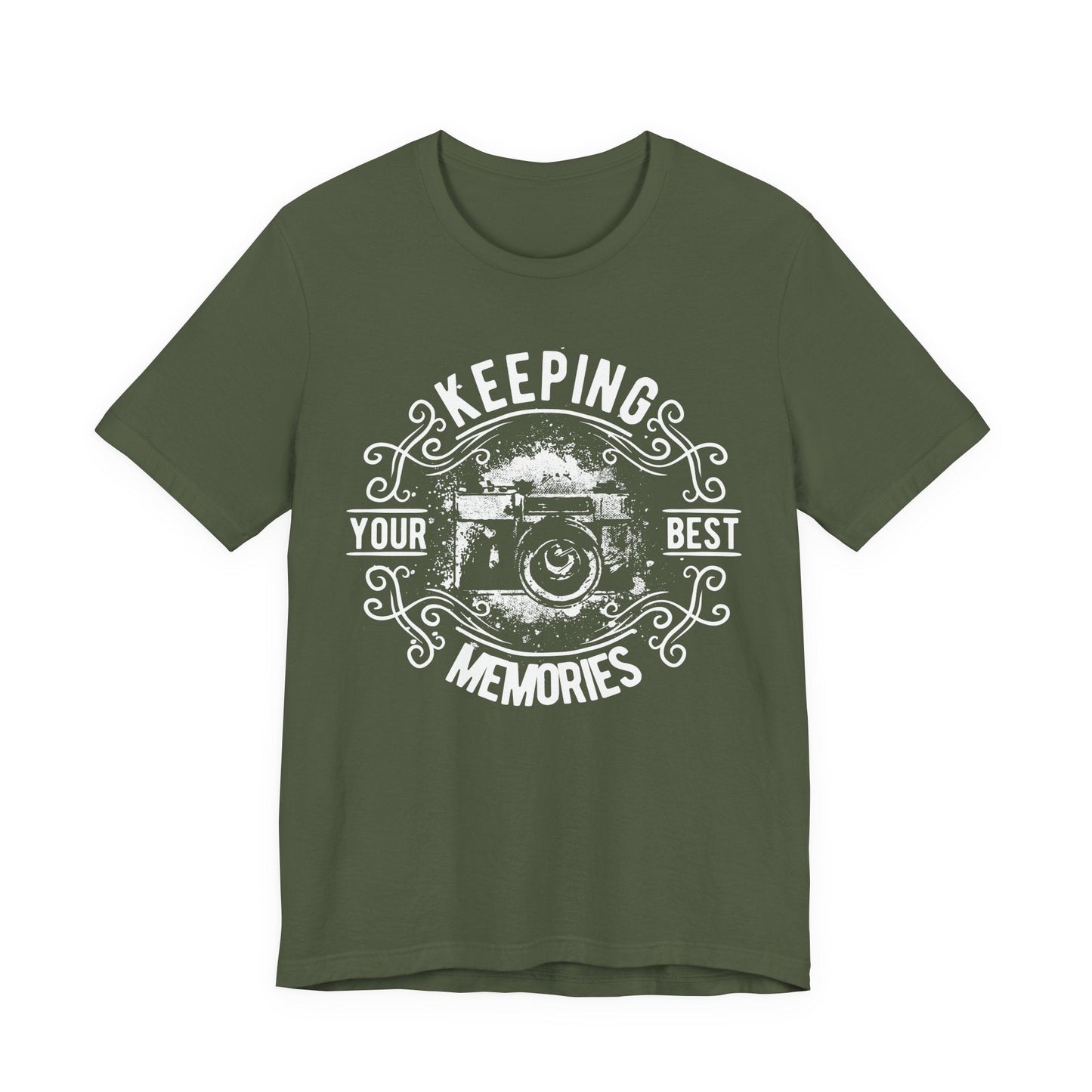 Keeping Your Best Memories T-Shirt Vintage Camera Graphic T-Shirt A-5