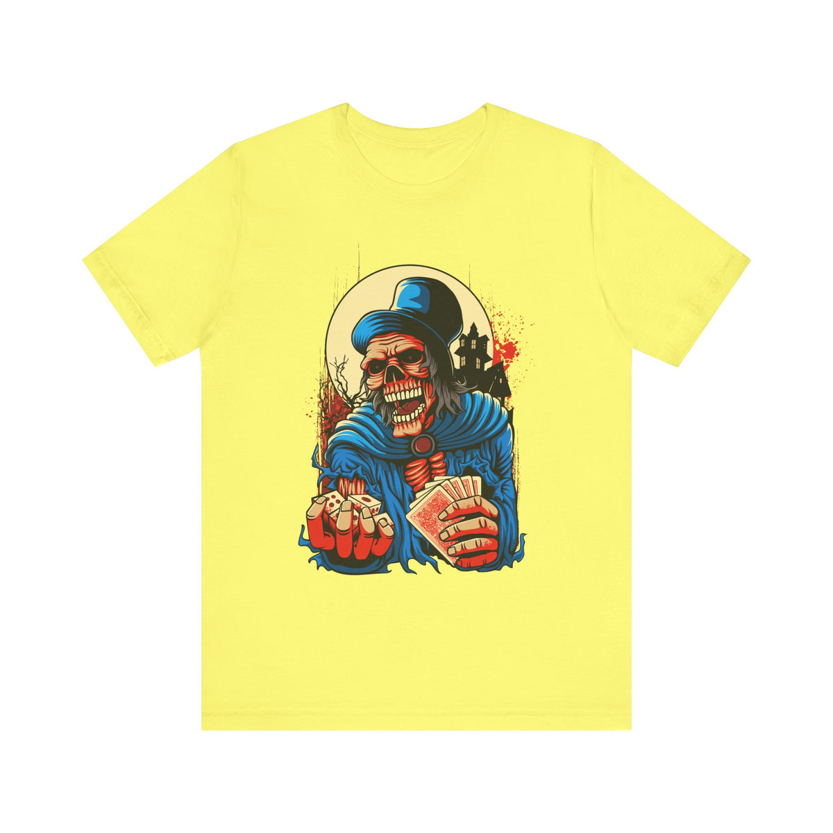 Skull Graphic Design Tee, Skull Shirt, Vintage Tees, Art Design T-Shirt, Graphic Tee, Art Shirts - 1