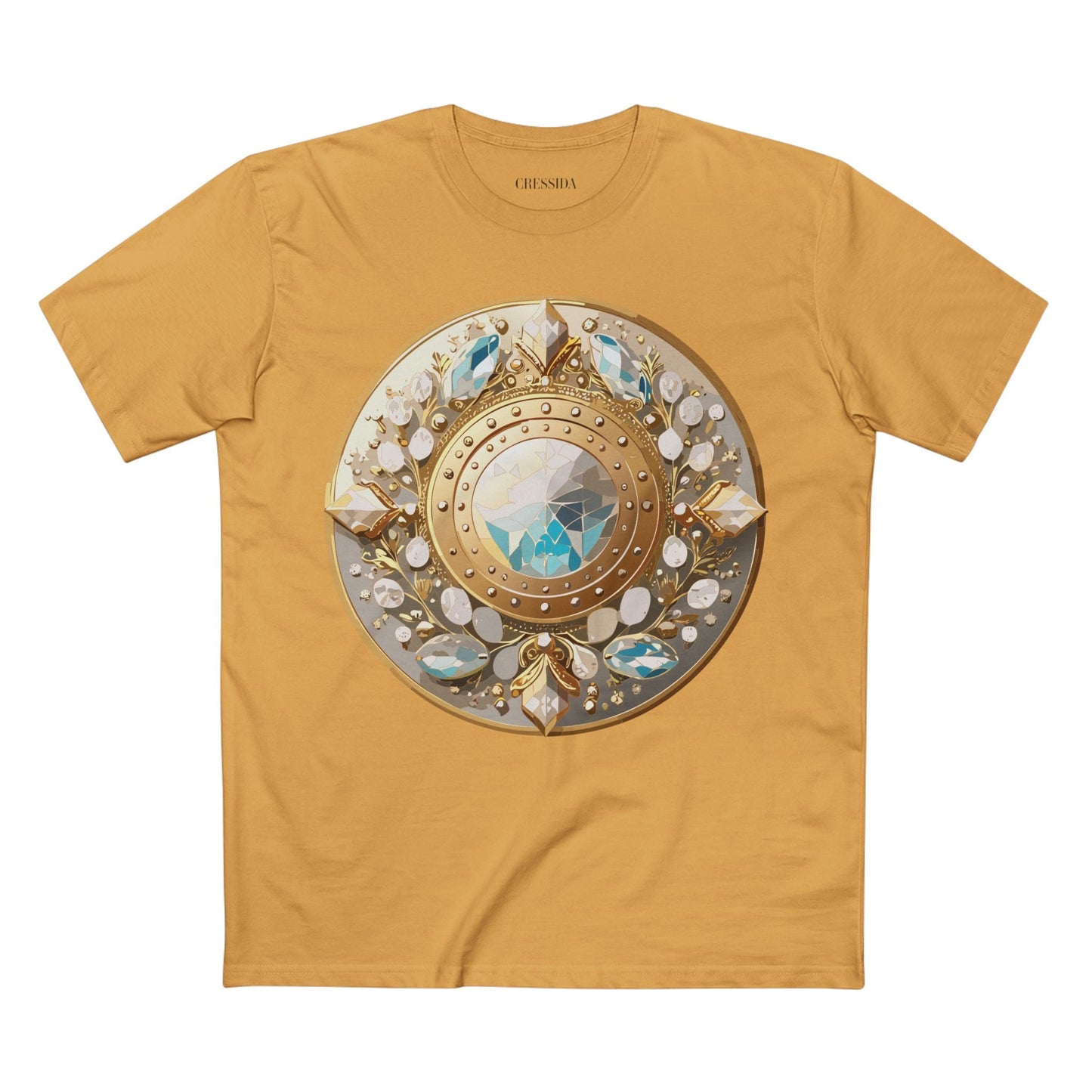 Medallion Graphic T-Shirt Unisex 100 Cotton With Gold Art Design Medal Tee 19