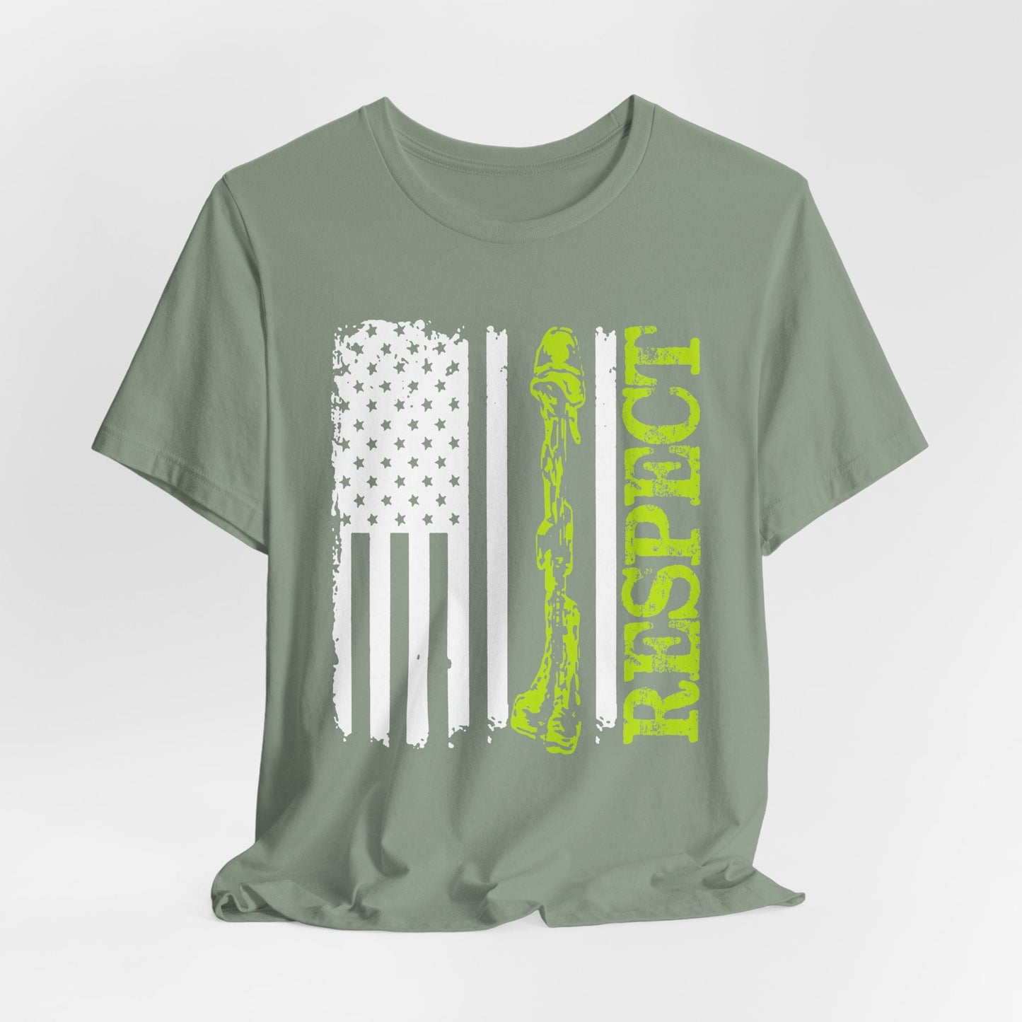 Army Veteran Patriotic Graphic Design Unisex Cotton T-Shirt v57