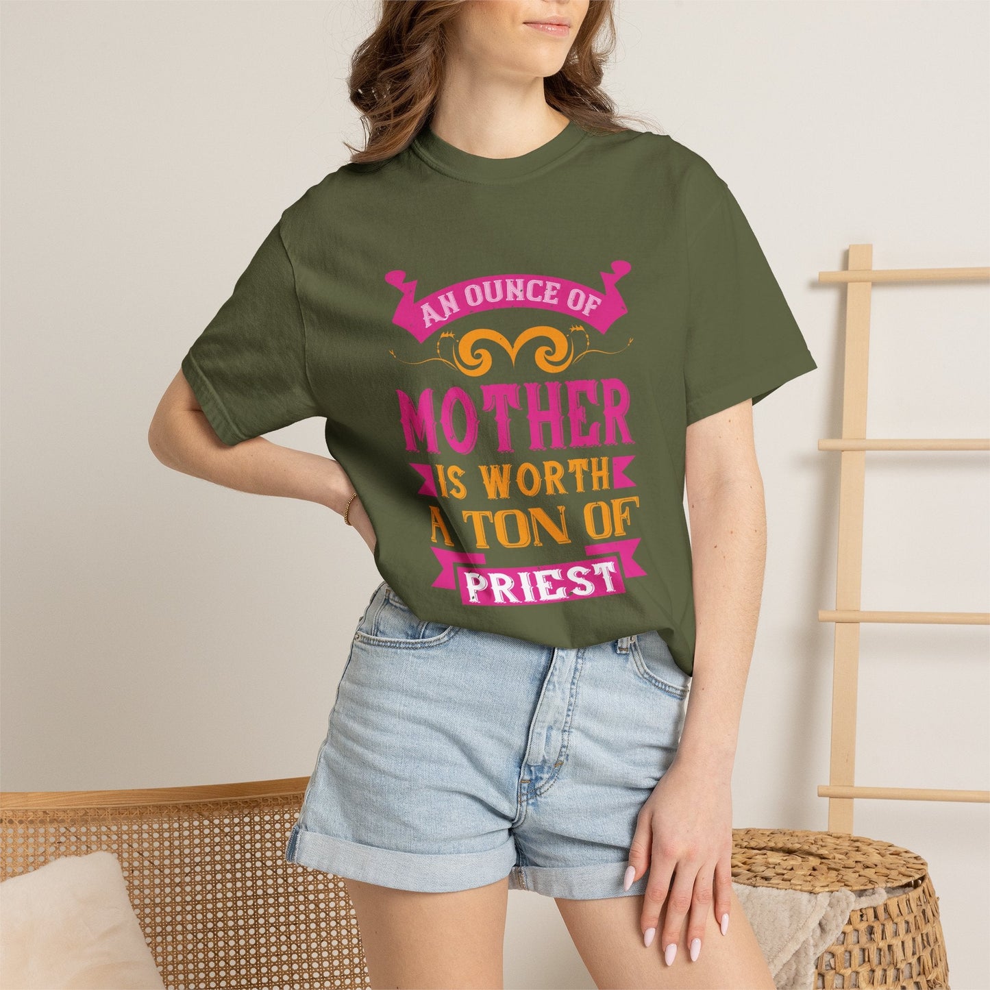 Mom T-shirt Mother Day Mama Tee Unisex Comfort Colors Garment-Dyed Cotton h63