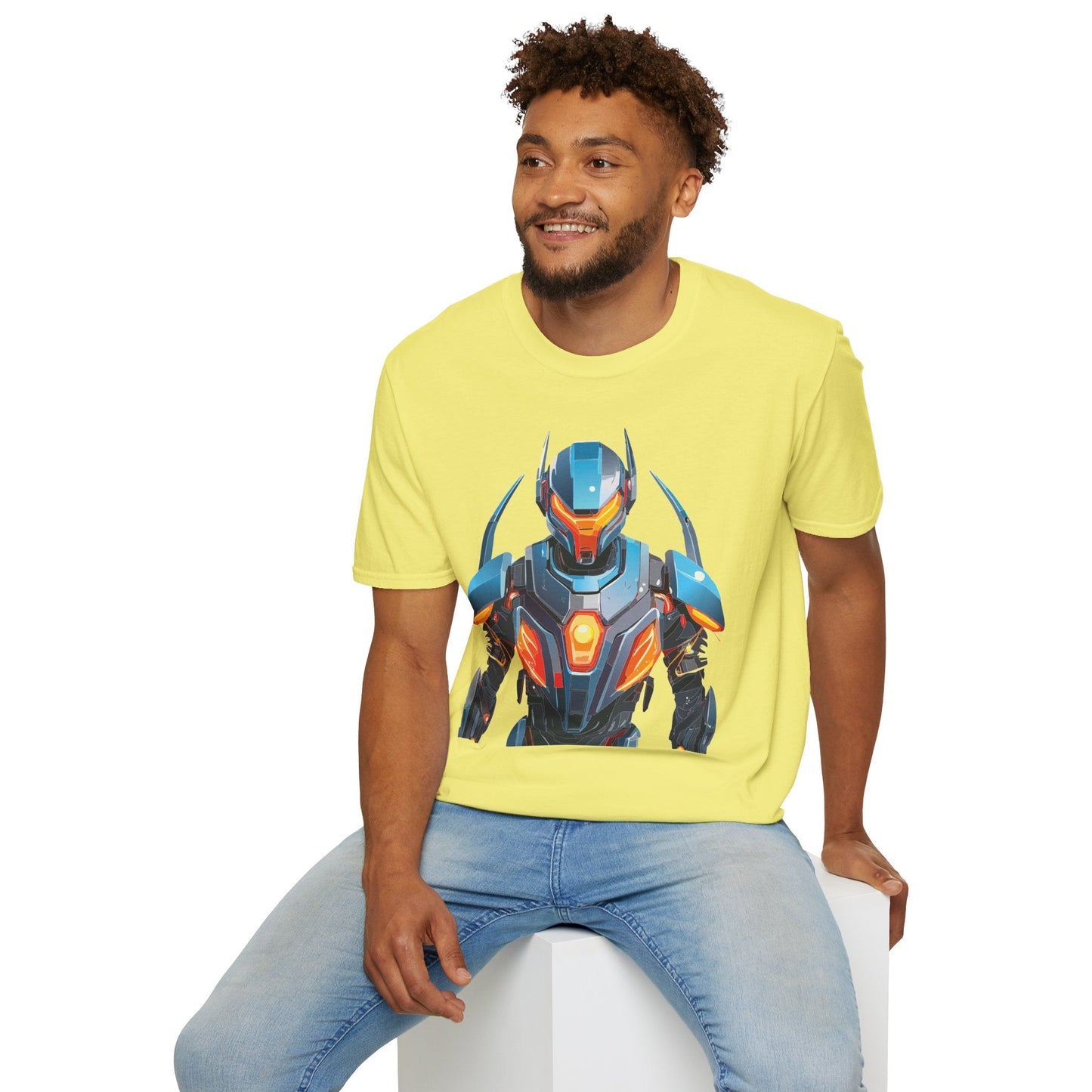 Cyborg Tee Robot Shirt Terminator Shirt Unisex Gildan Softstyle 64000 Soft Cotton Tee